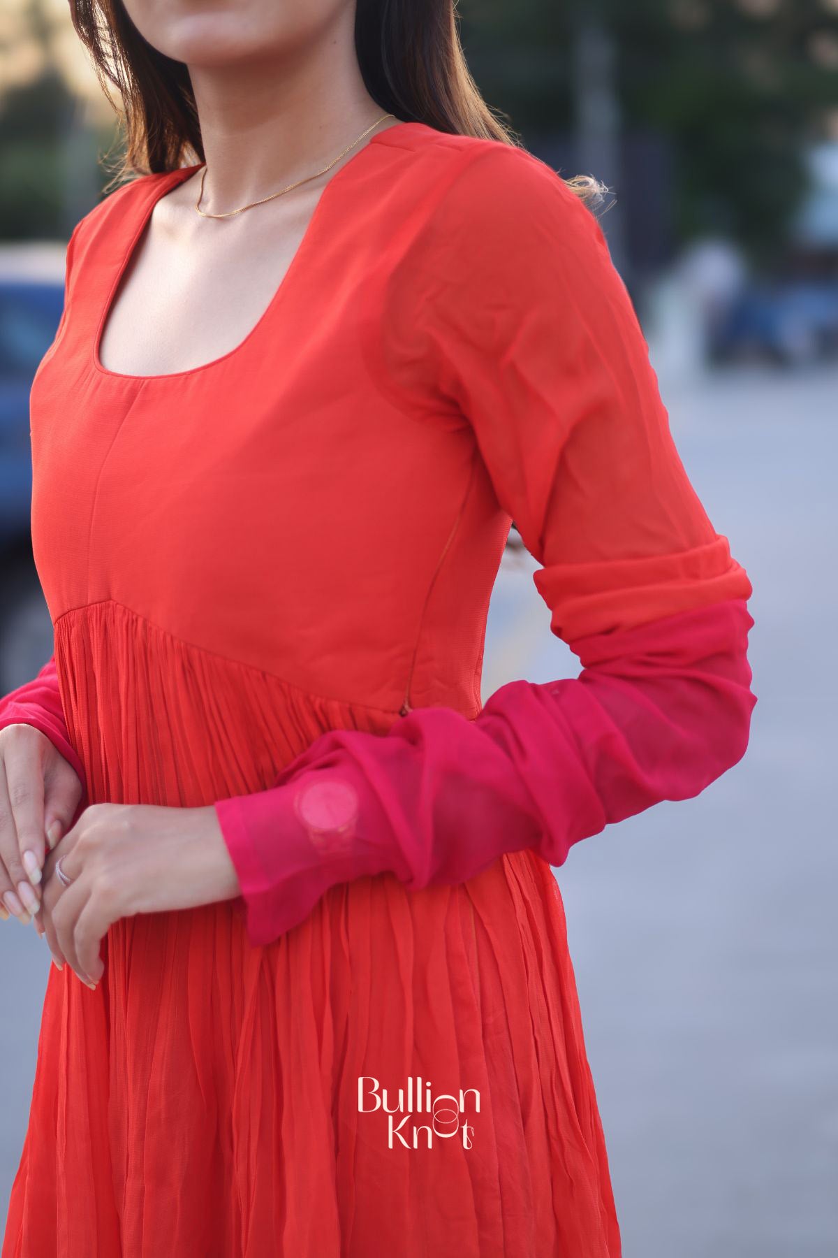 Aura Palazzo Set in Orange