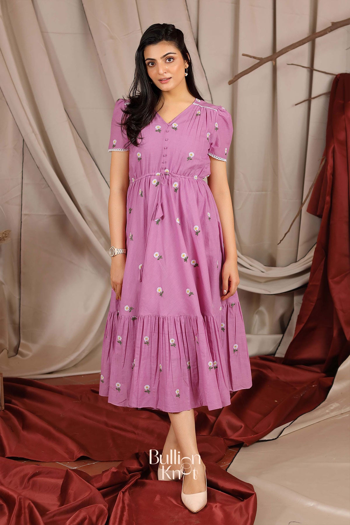 Belle Summer Midi (Dress) in Lavender