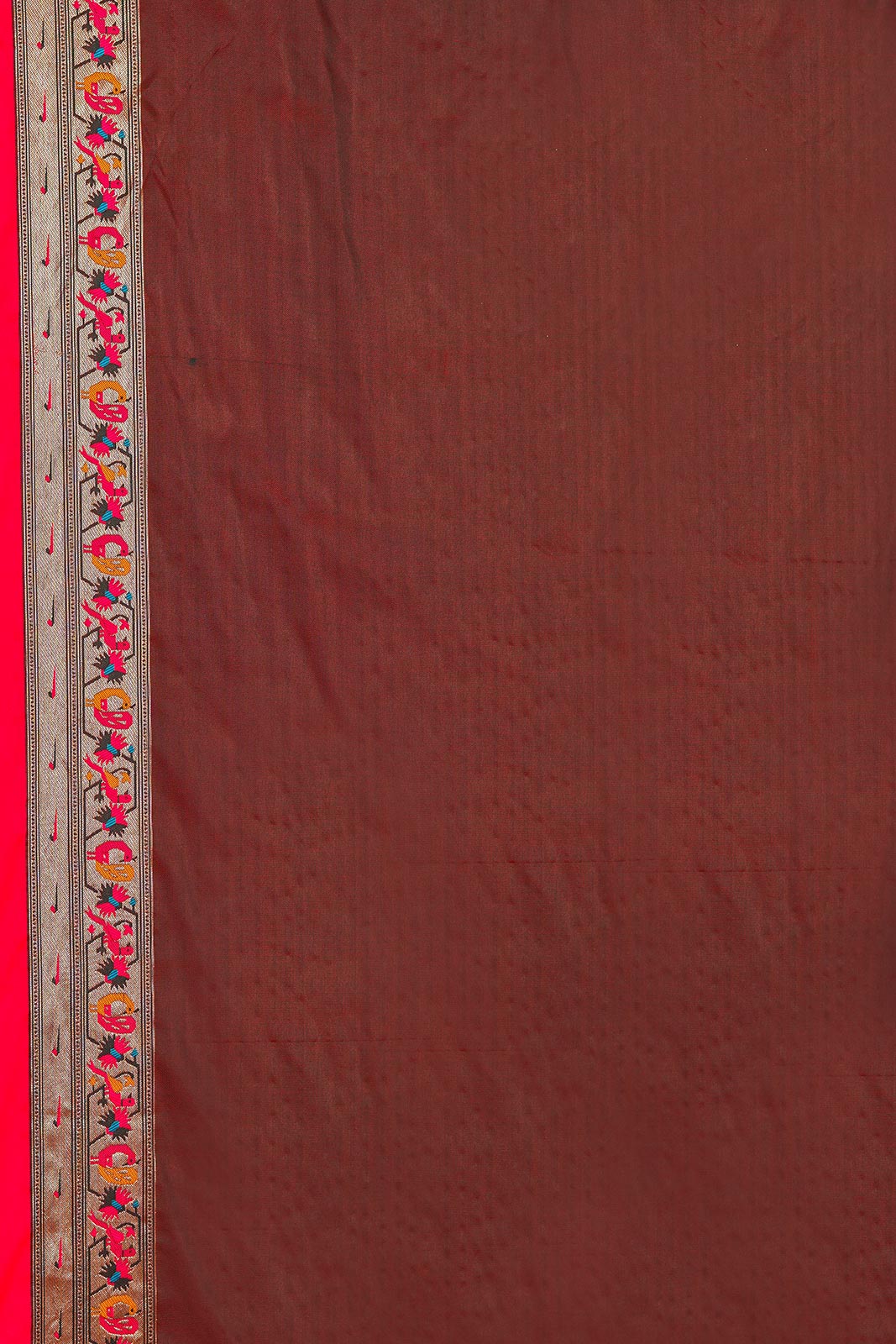Patan Patola Silk Ikat Pink Saree
