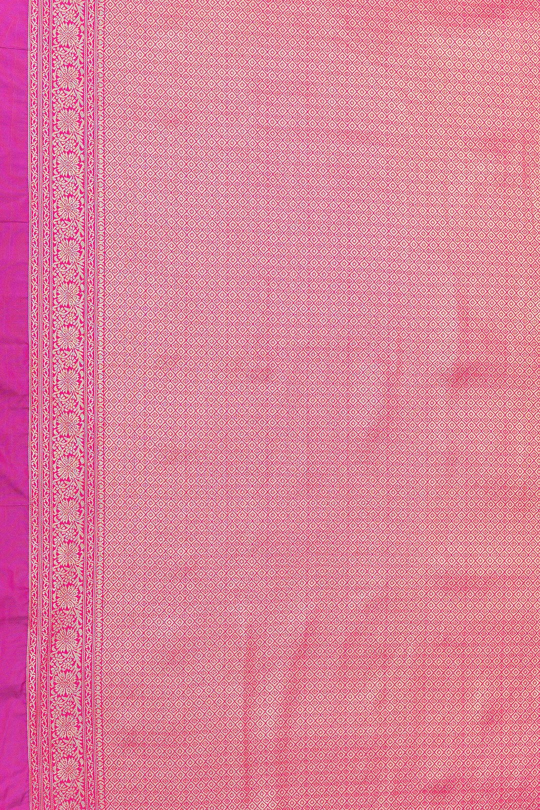 Kanchipuram Silk Brocade Pastel Blue And Pink Saree