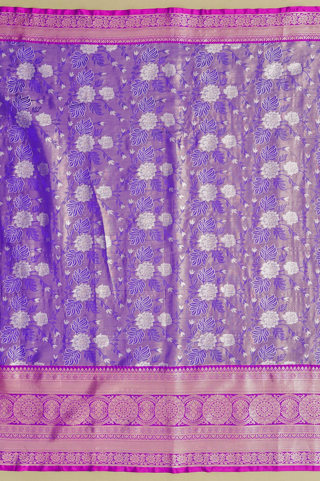Banarasi Soft Silk Brocade Blue Saree