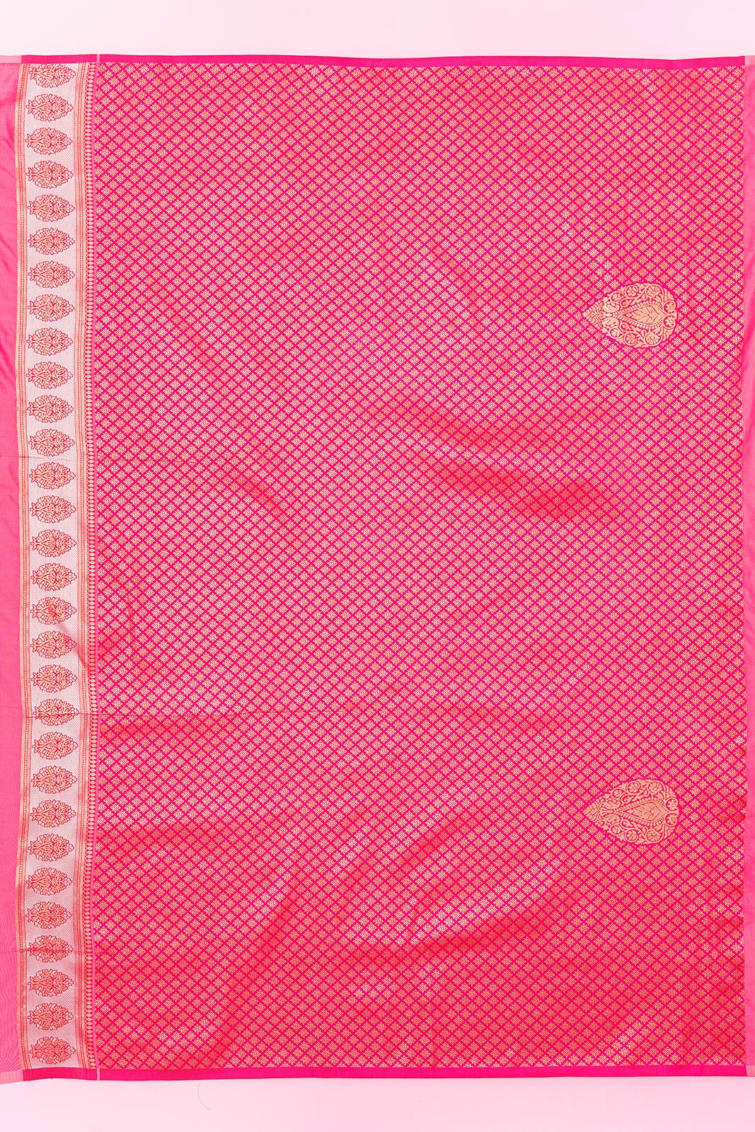 Kanchipuram Silk Tissue Golden Saree
