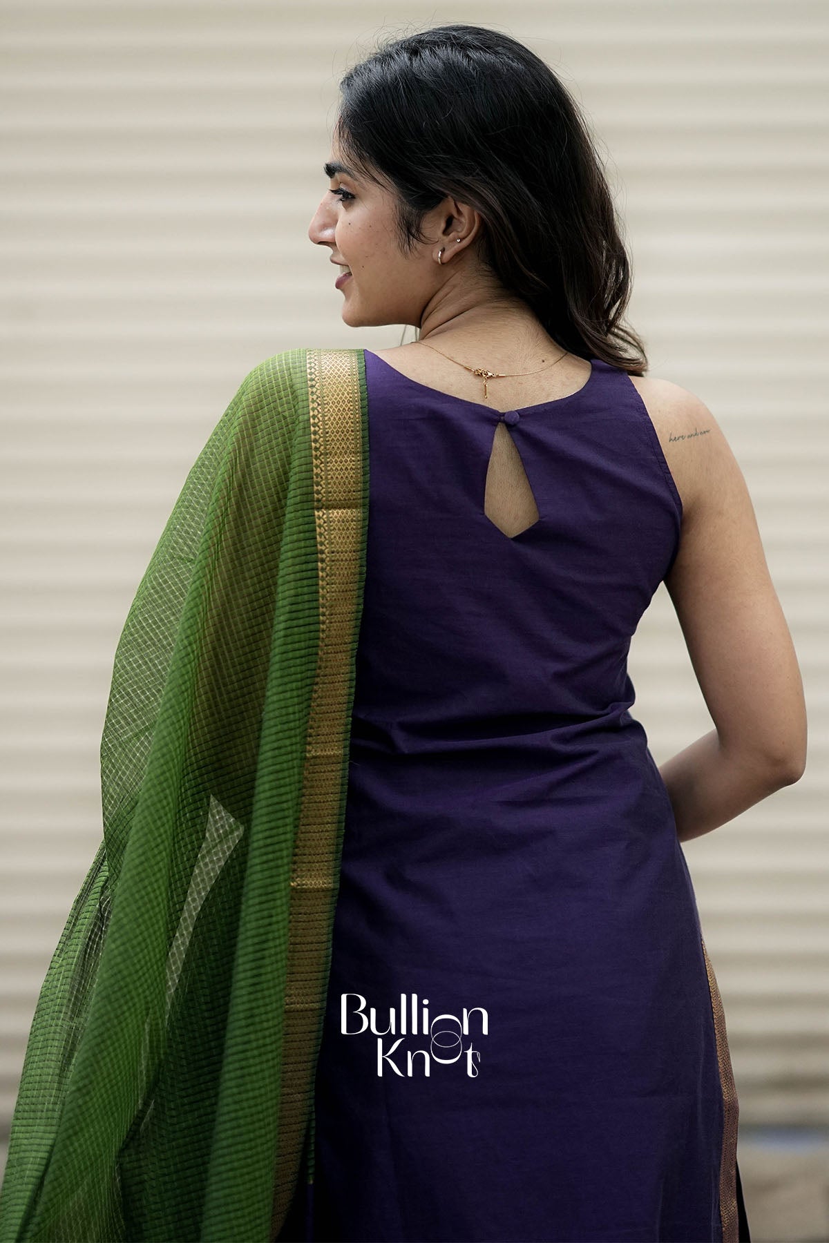 Himanshi Mangalgiri Cotton Kurta set In Blue