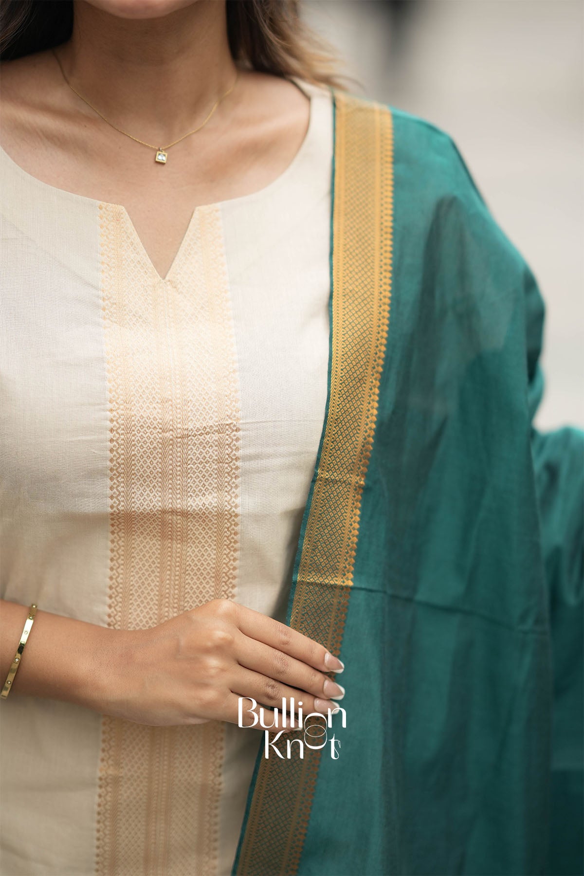 Varnika Mangalgiri Cotton Kurta Set in Maroon