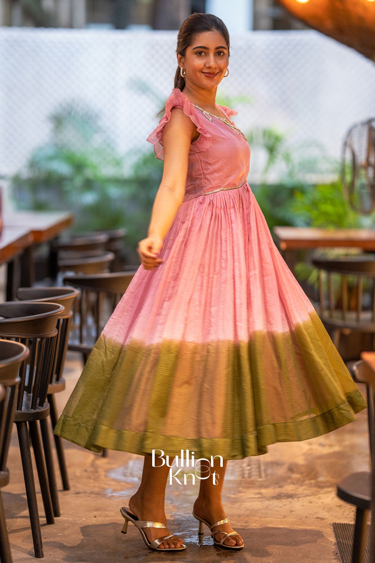 Pink Petal Kota Midi Dress