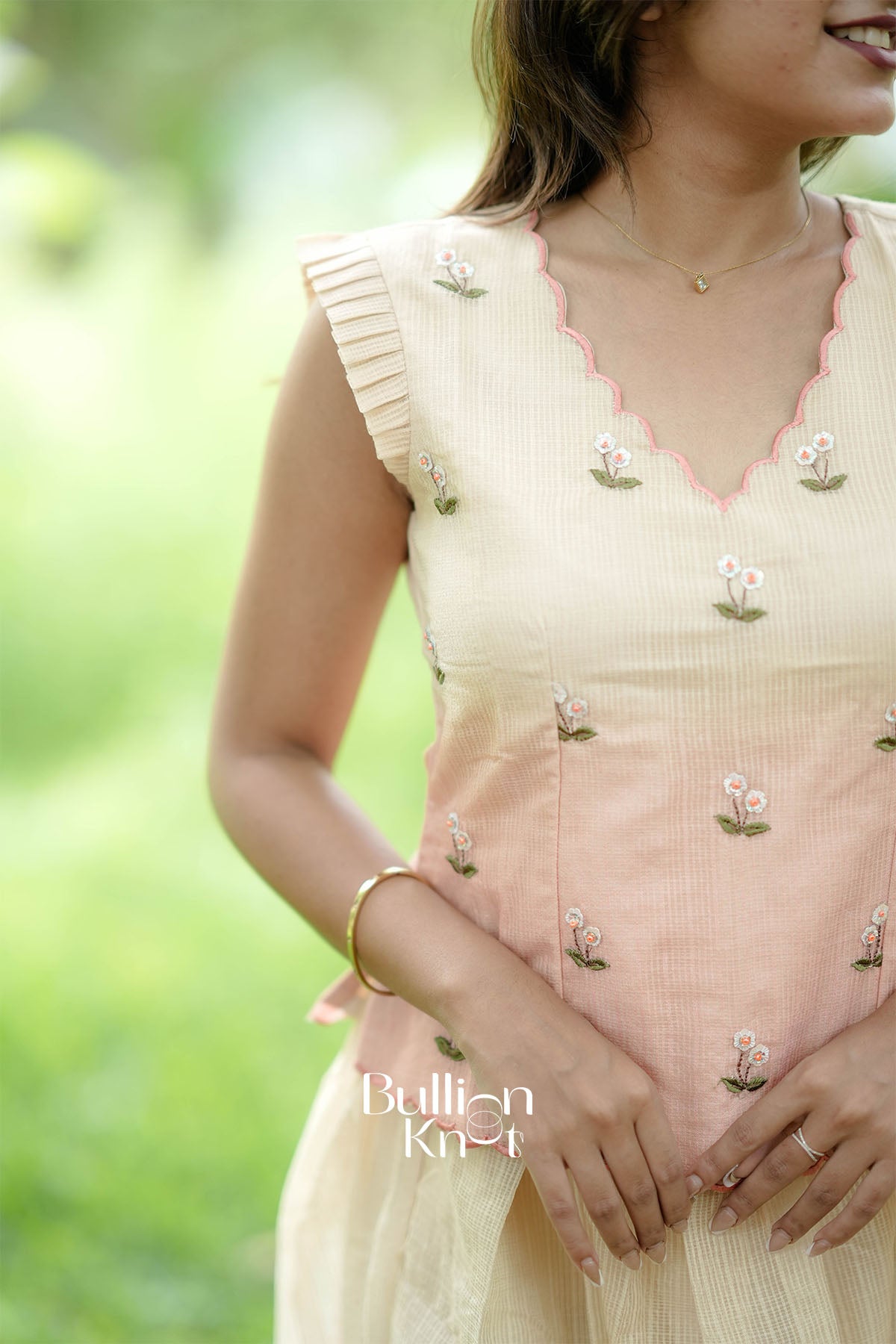 Aneri Kota Cream Co-ord Set Dress