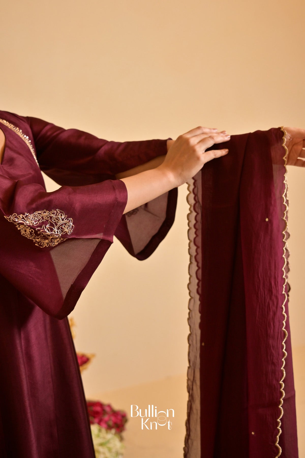 Deepvanika silk Kurta Set (Dress) in Brown