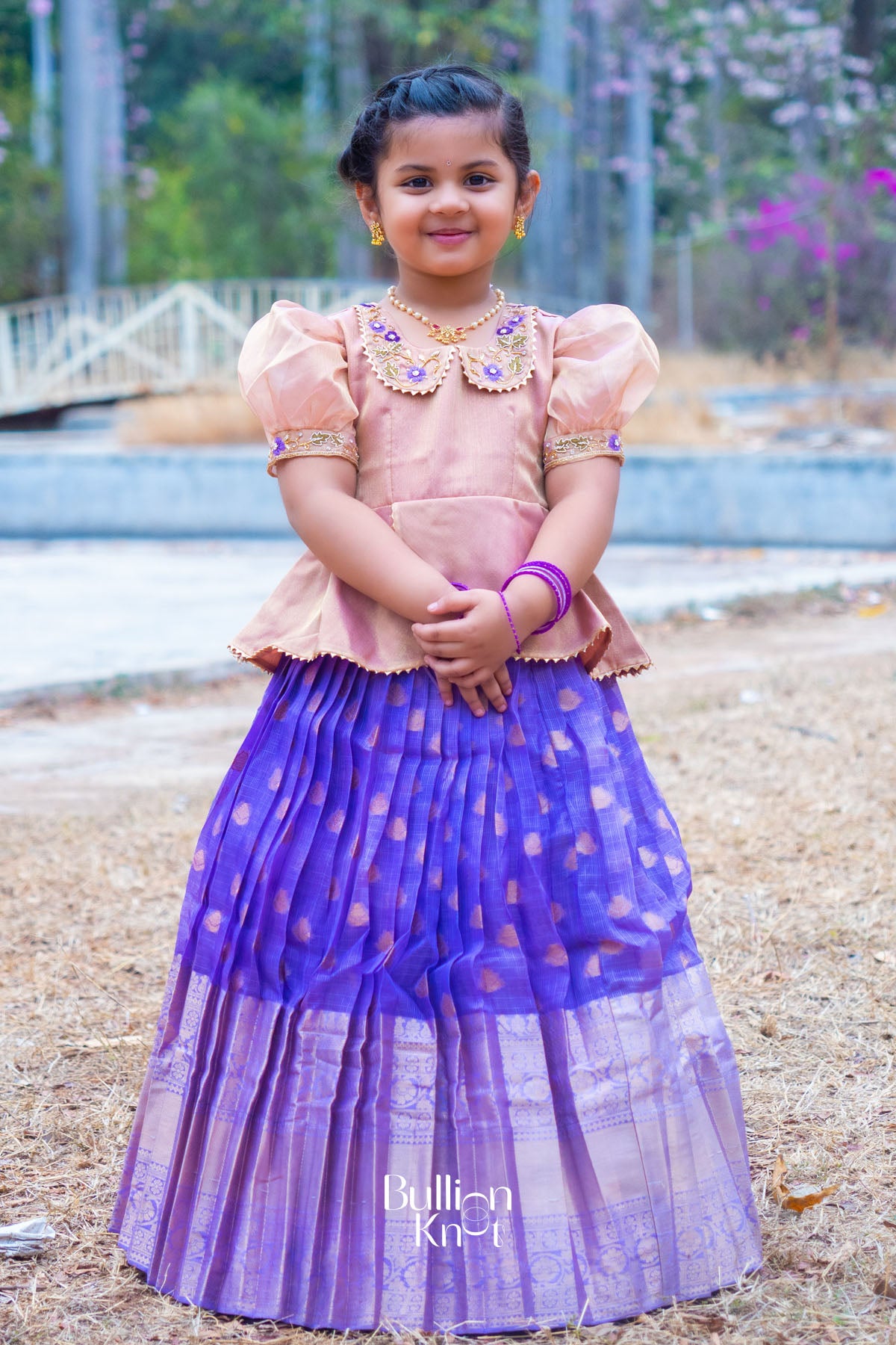 Baby Diva Lehenga Set in Piggy Pink