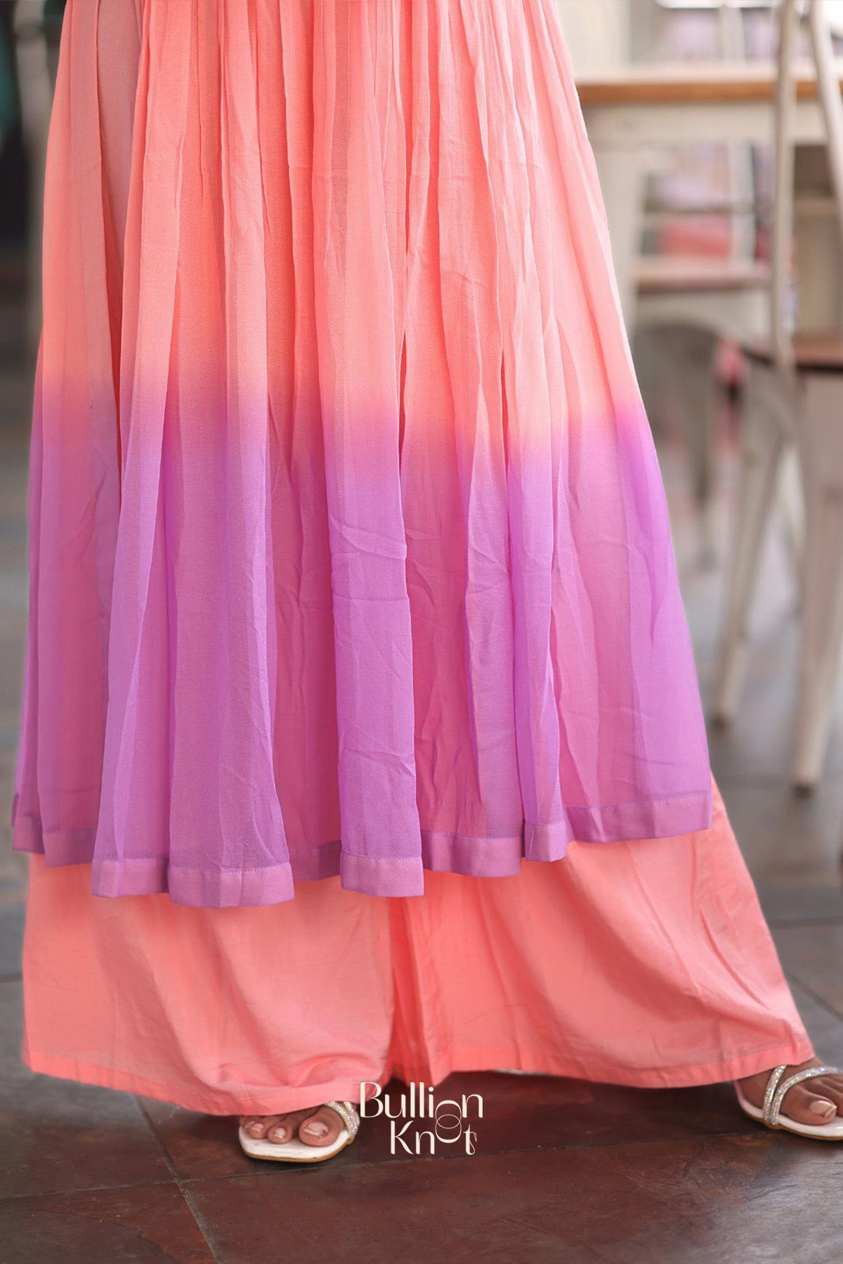 Dusky Rose Palazzo Set in Pink