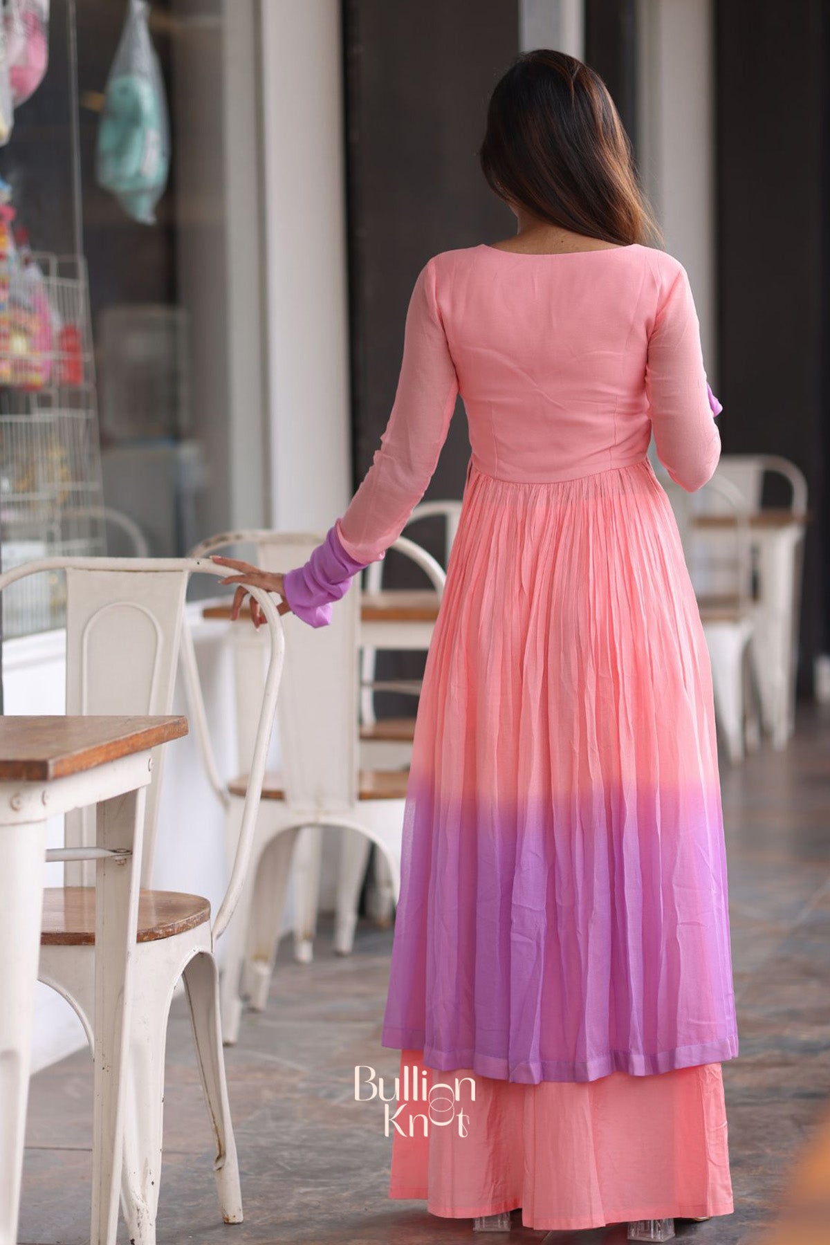 Dusky Rose Palazzo Set in Pink