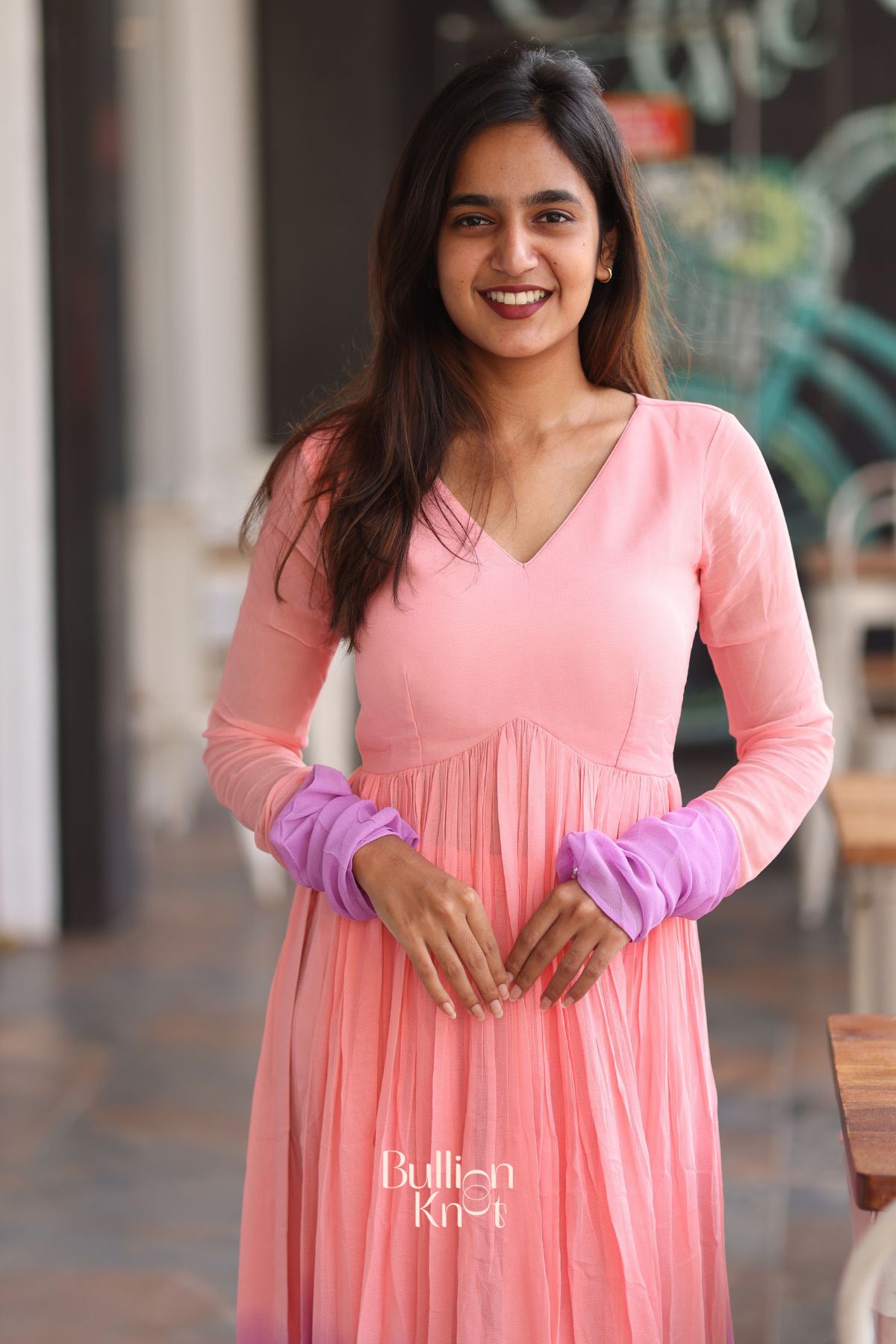 Dusky Rose Palazzo Set in Pink