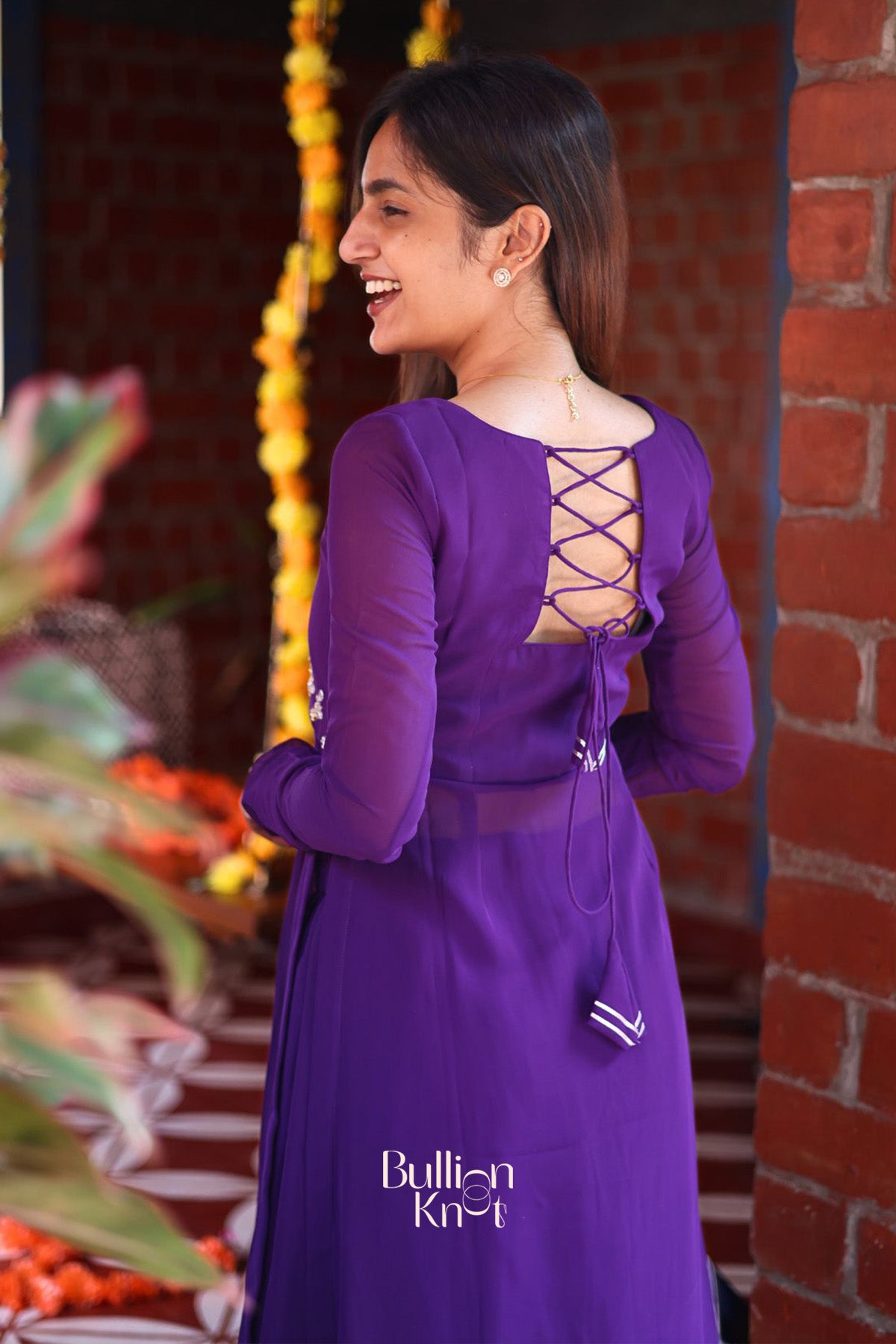 Grape Palazzo Set in Purple