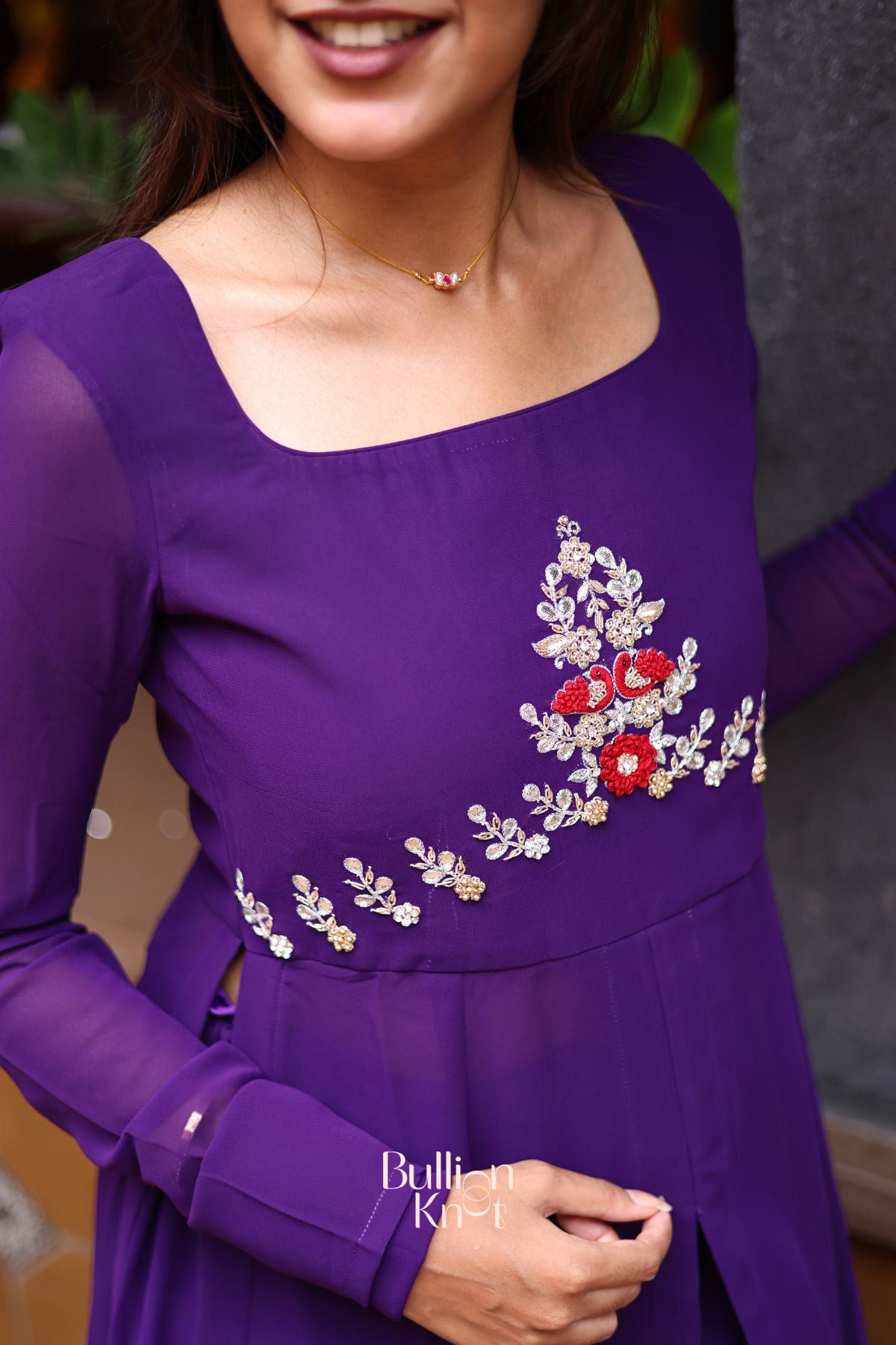 Grape Palazzo Set in Purple