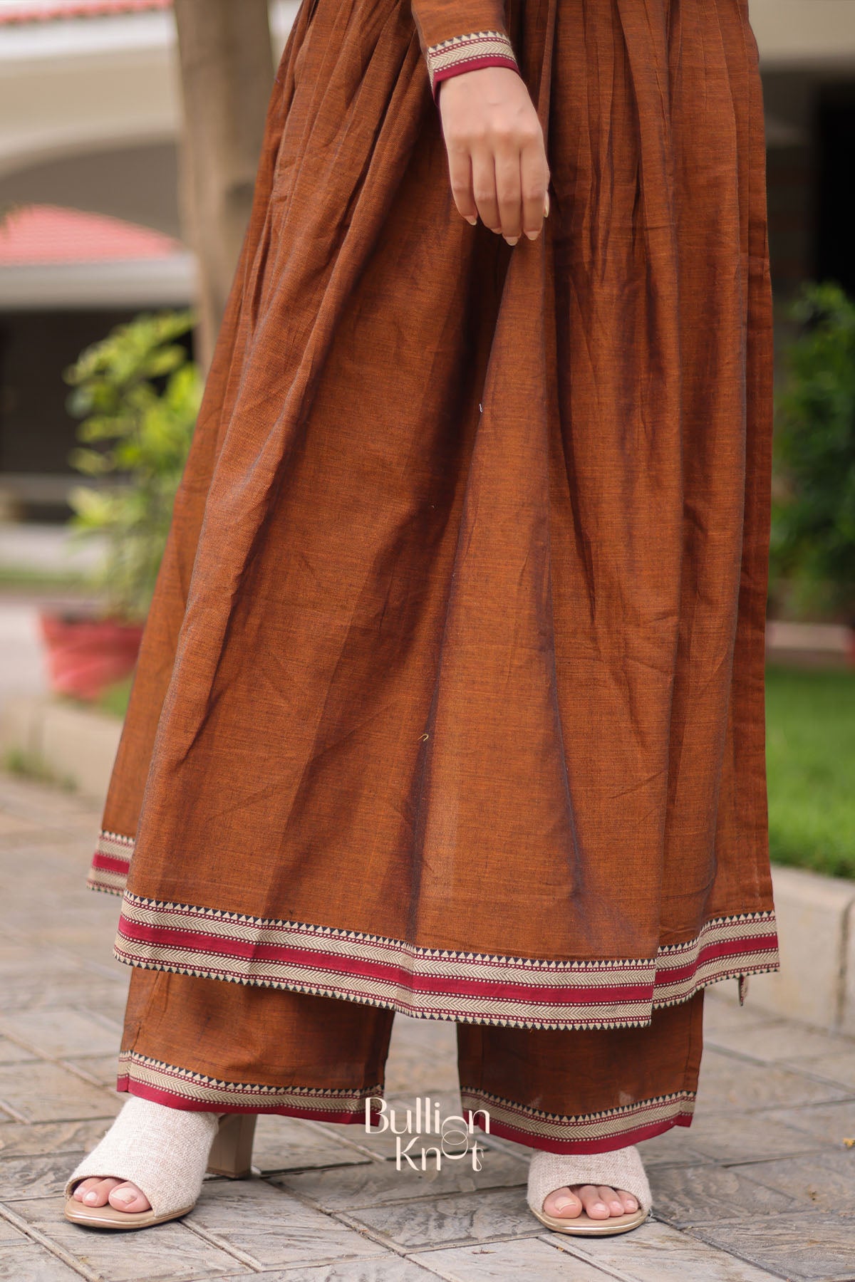 Narmada Kurta Set in Copper