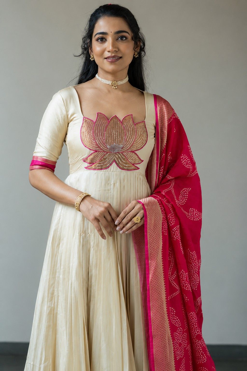 Ilyara Silk Anarkali Suit Set for Elegant Occasions