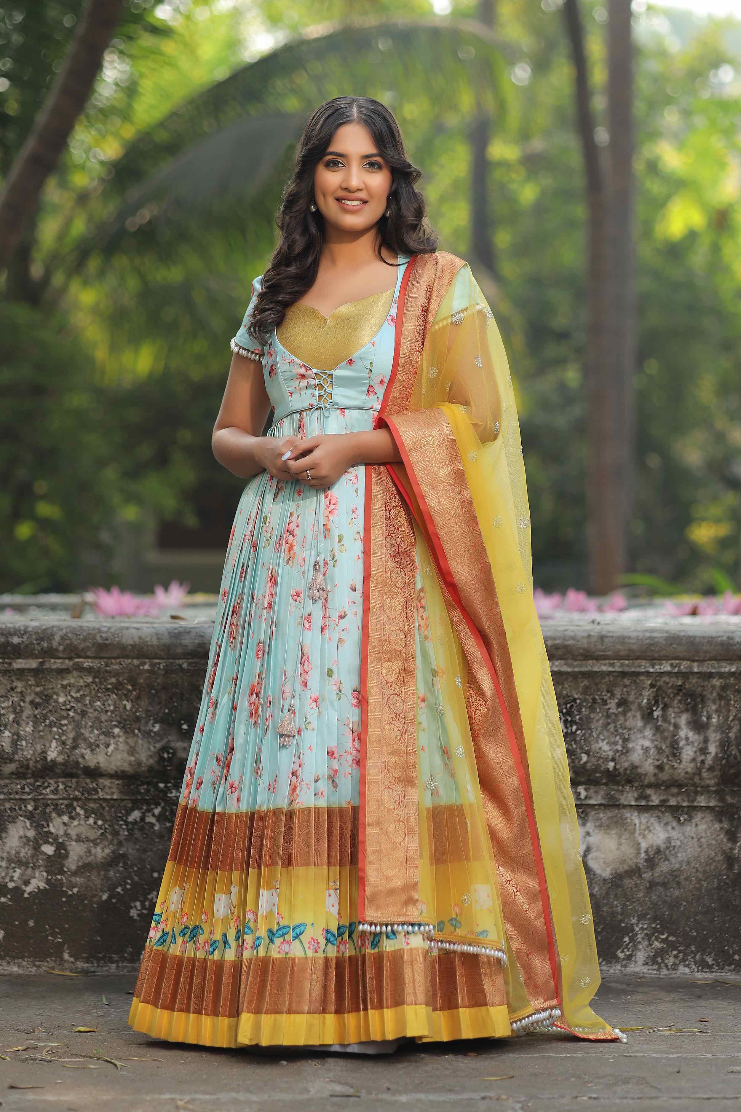 Banarasi silk Dress