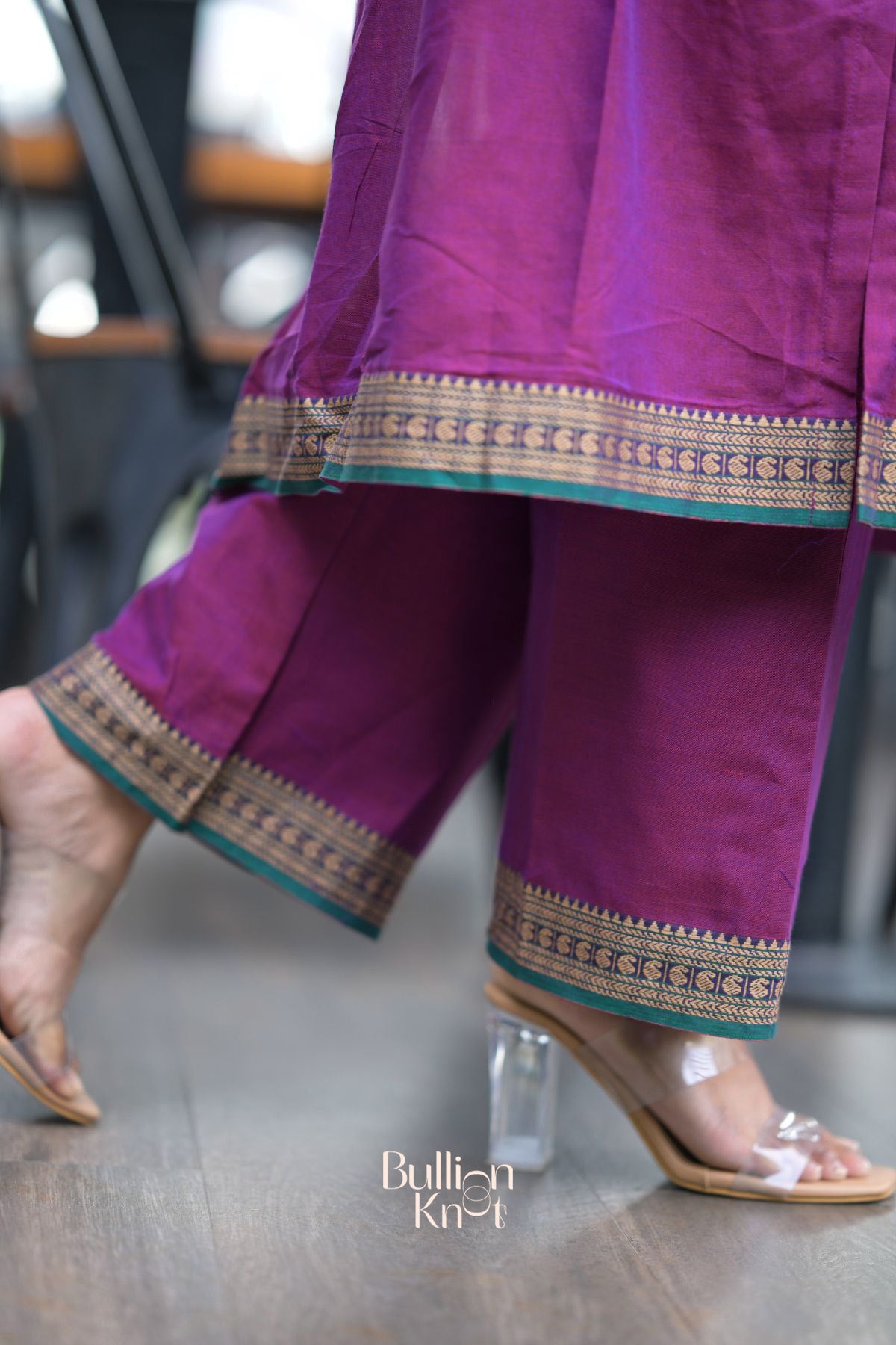 Kalyani Kurta Set in Purple