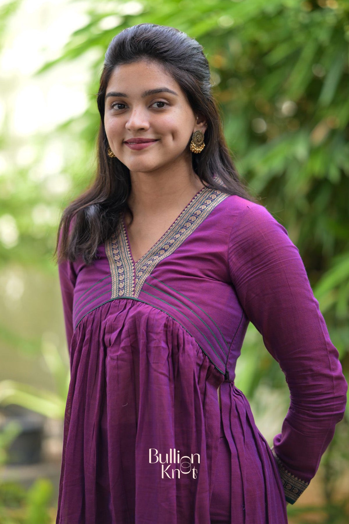 Kalyani Kurta Set in Purple
