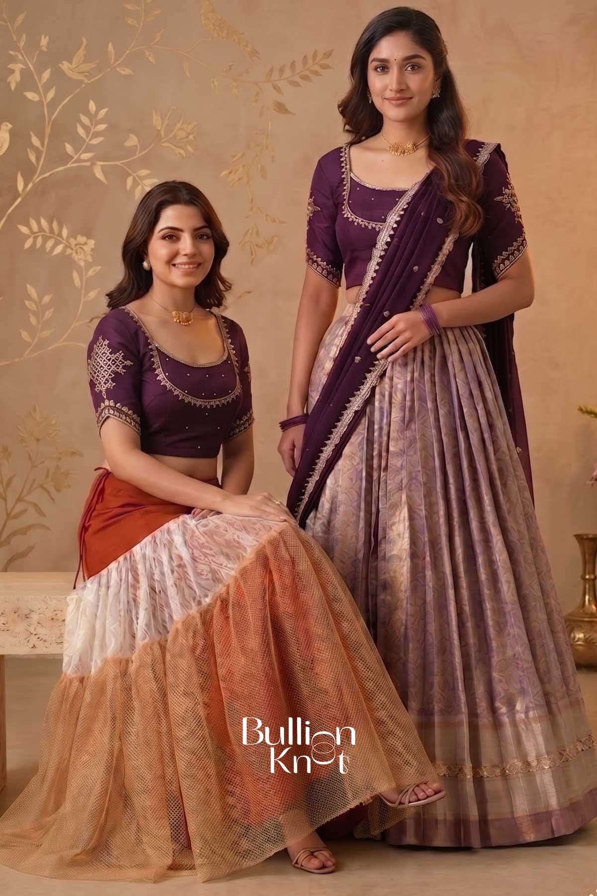 Can Can Skirt and Lajja Lehenga Bundle for Women