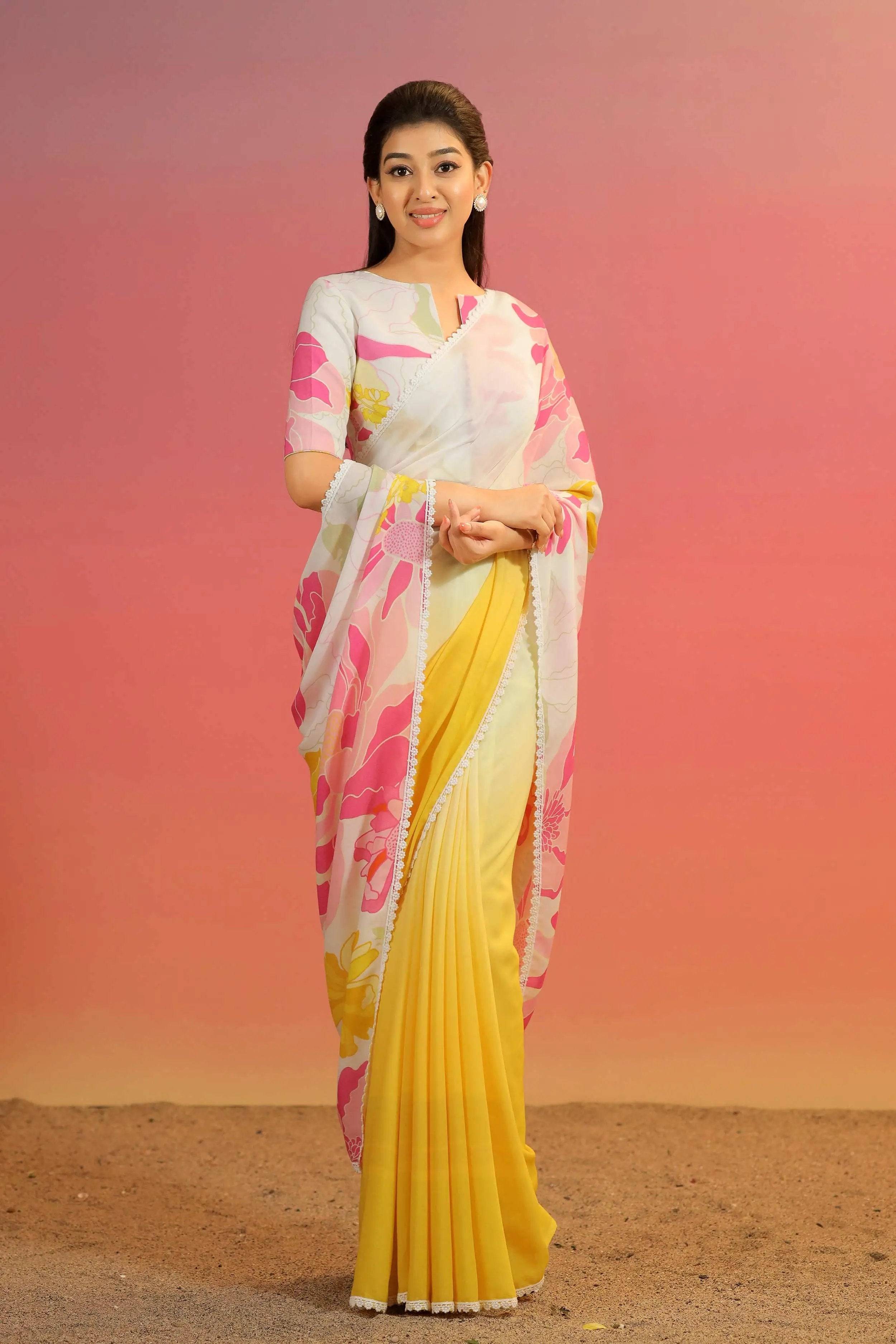 Luna Shiney Saree - Bullionknot