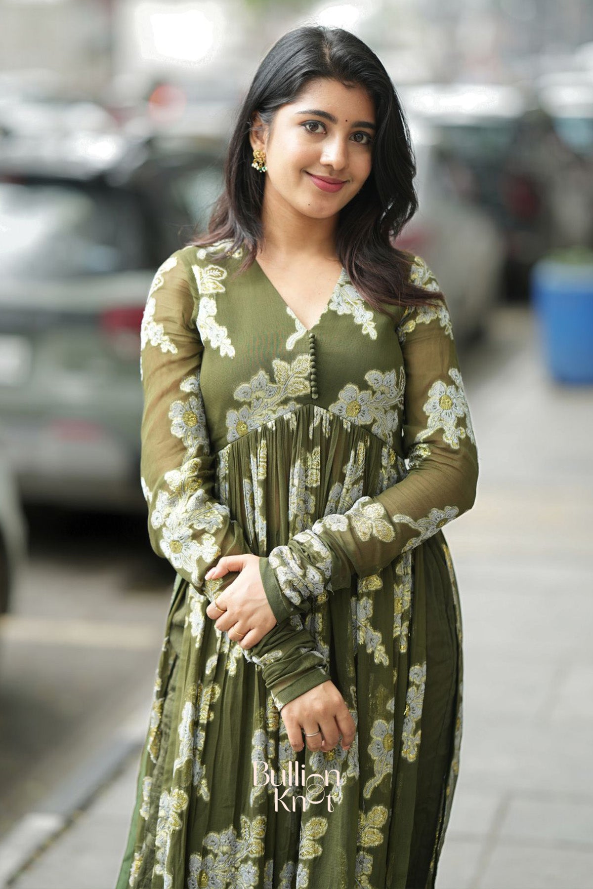 Maahi Kurta Set in Olive