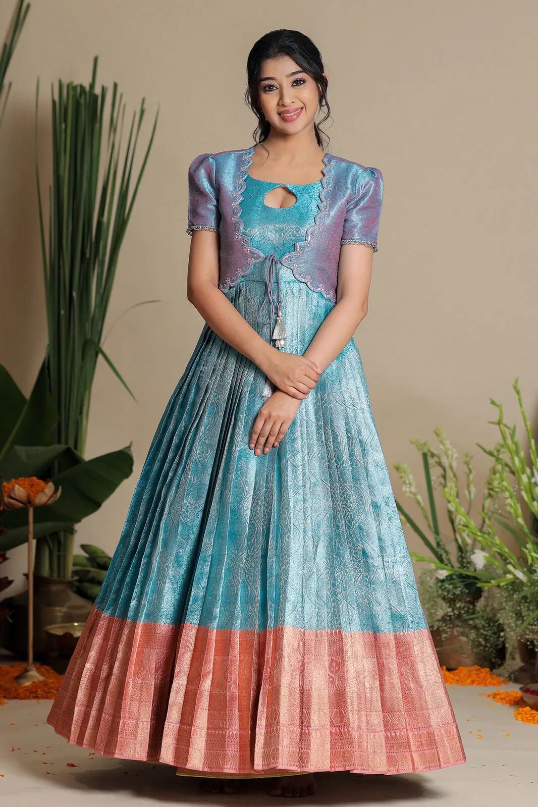 Buy Gorgeous Banarasi Dresses Online - Bullionknot