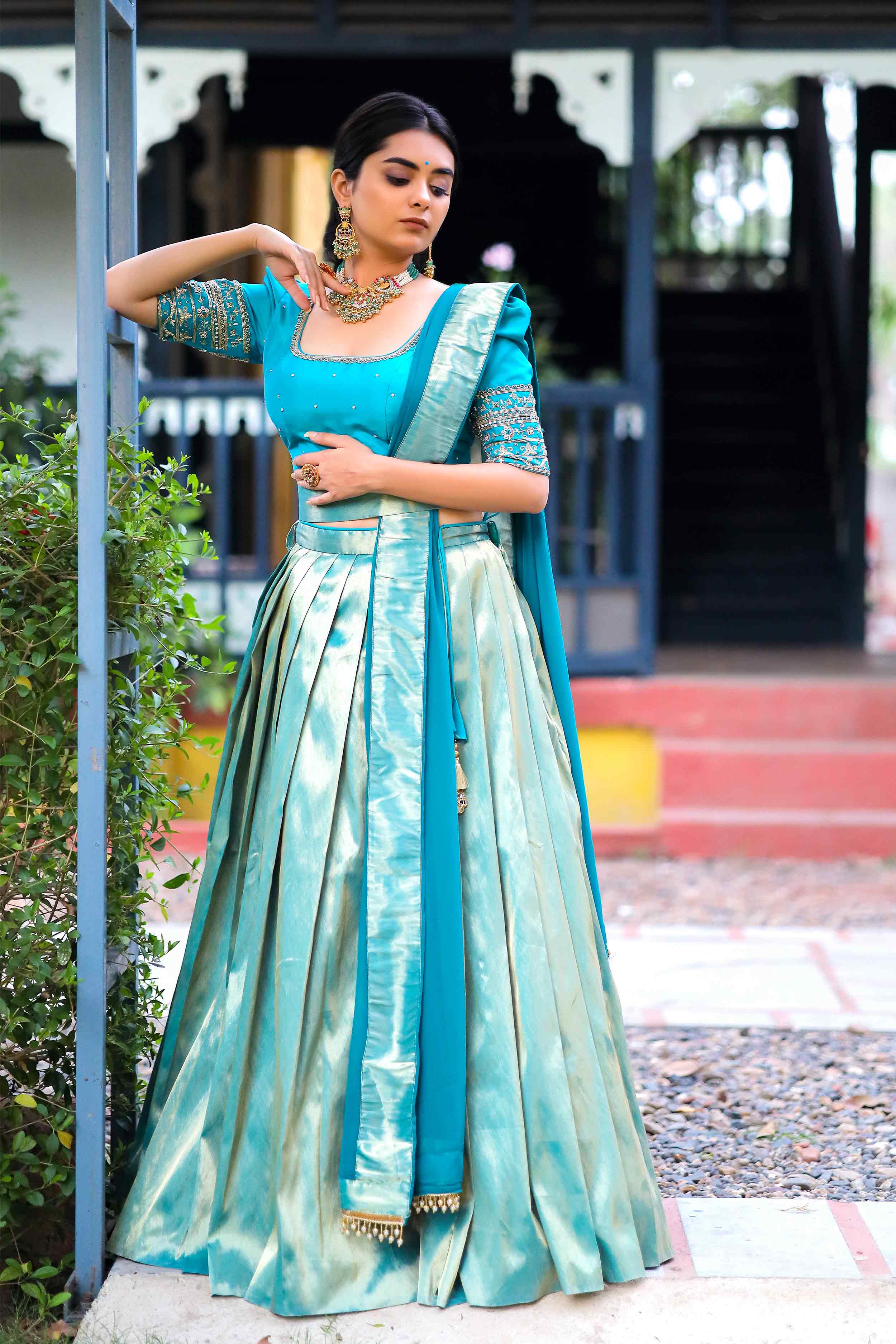 Malti Half Saree Set In Dynasty