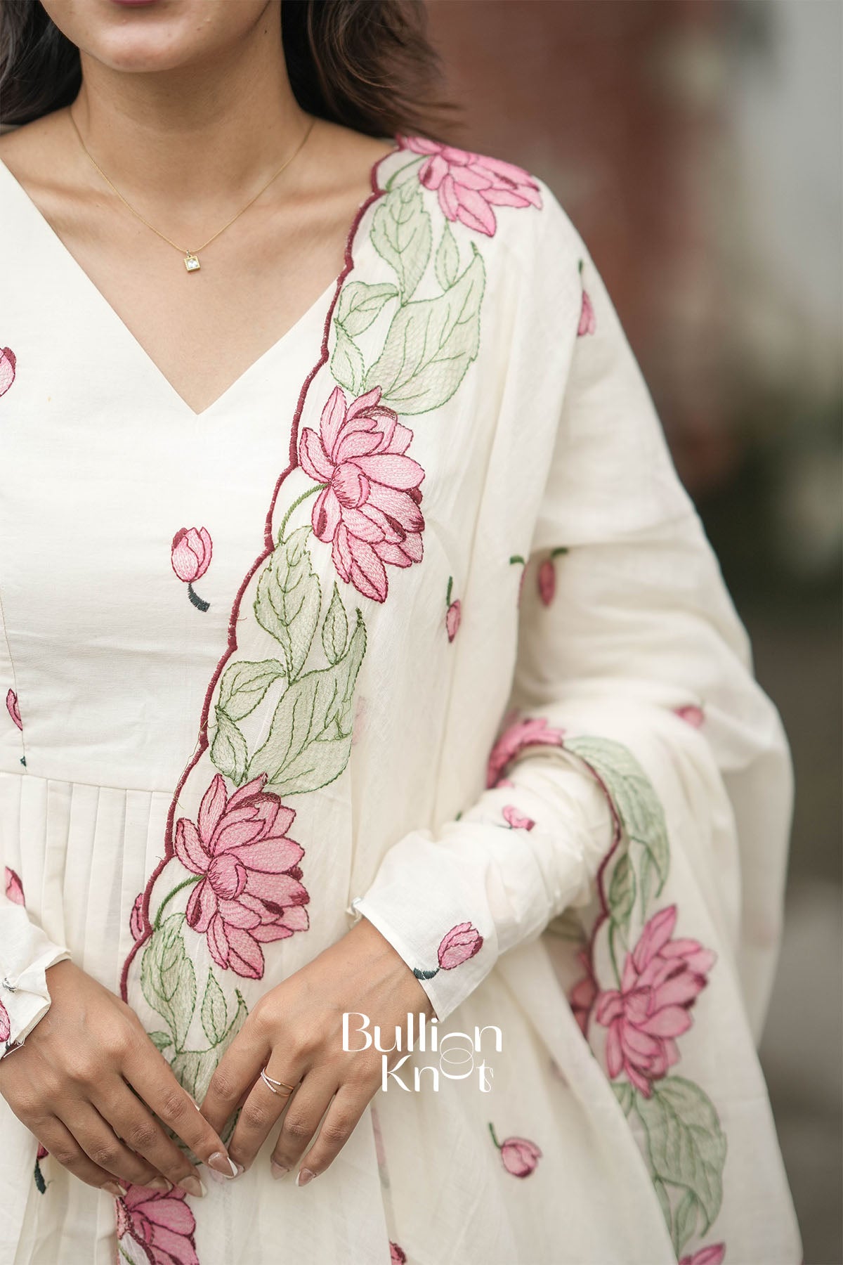 Poshak Mal Cotton White Kurta Set