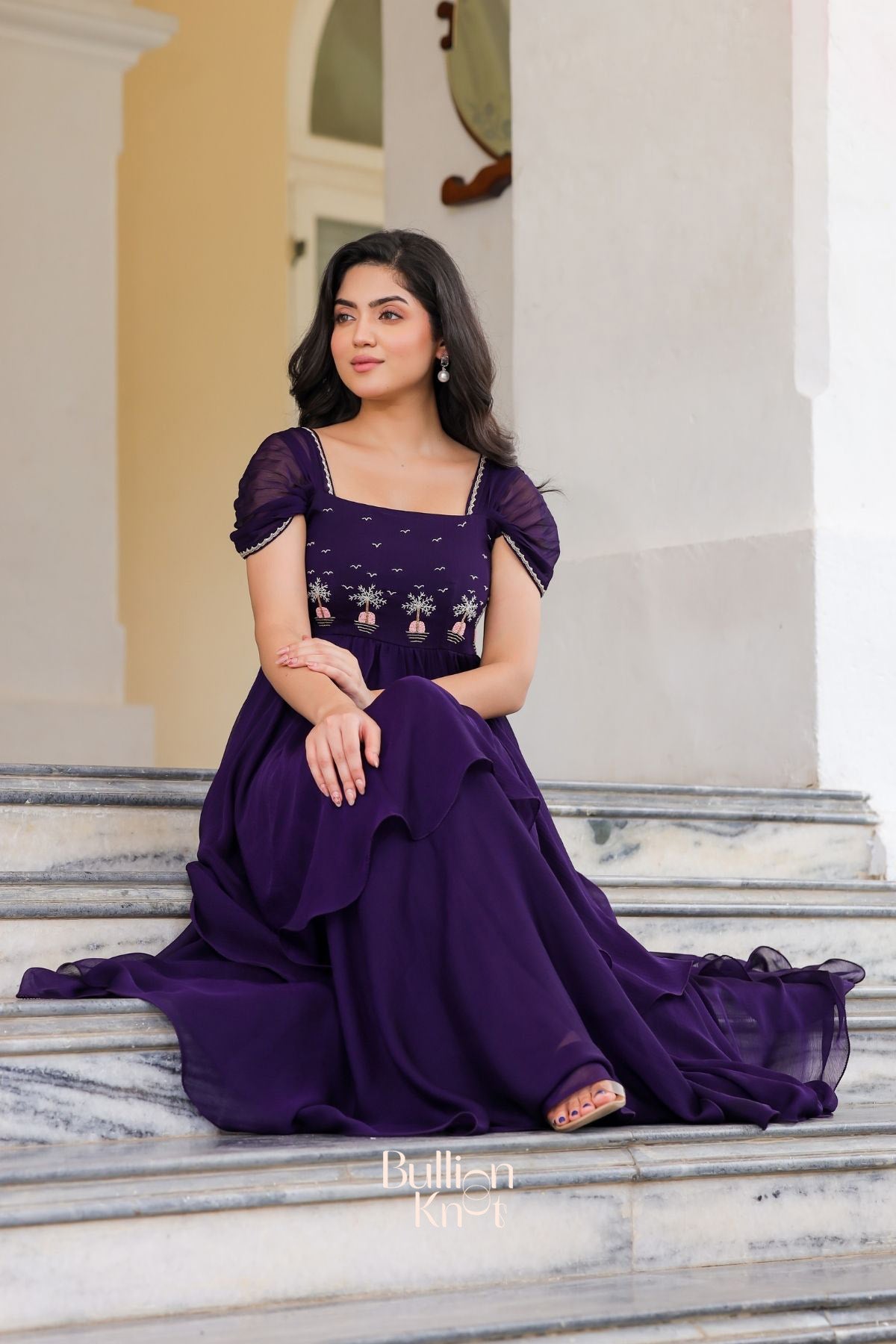 Prakshi Elegant Gown in Purple
