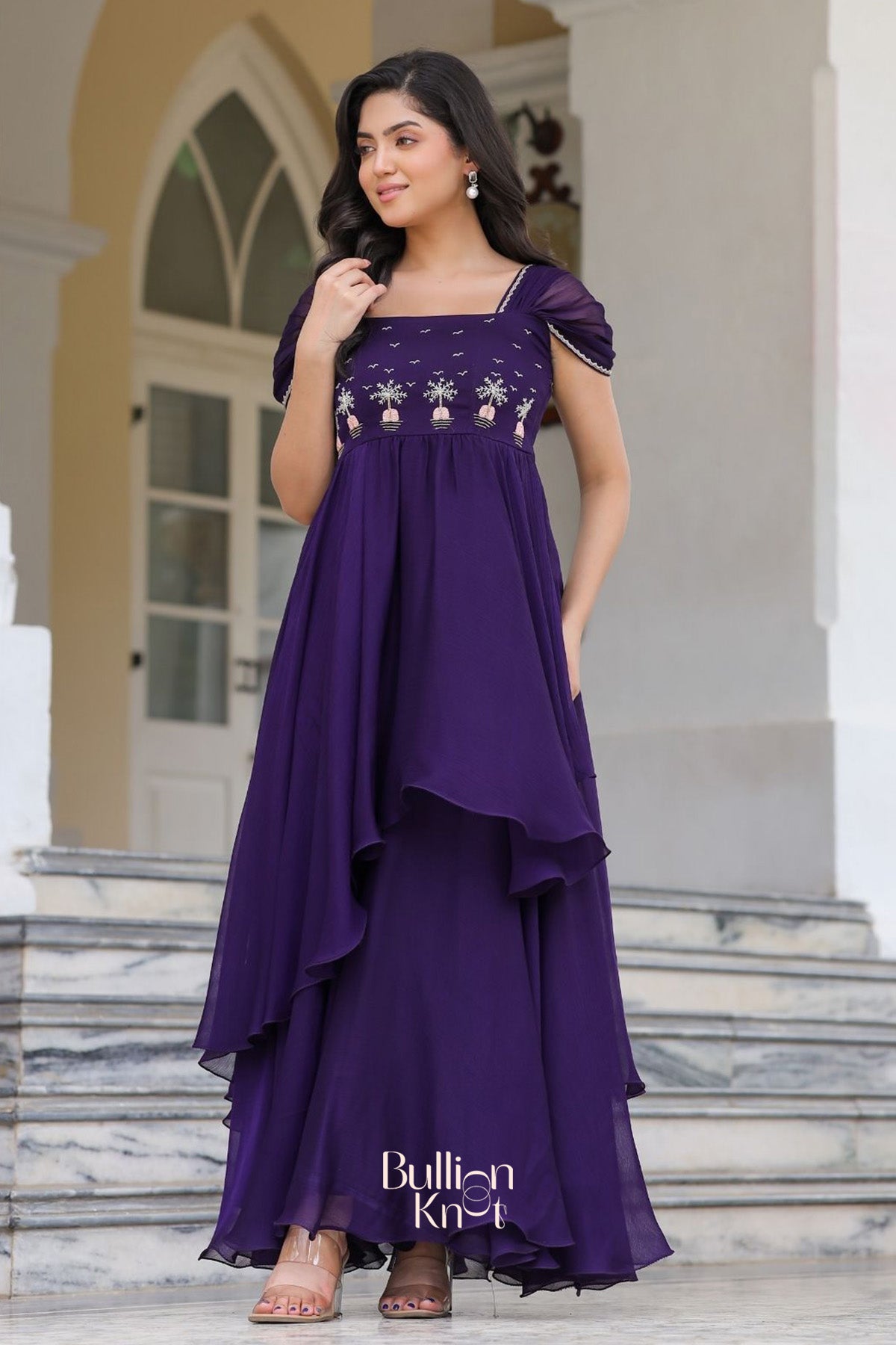 Prakshi Elegant Gown in Purple