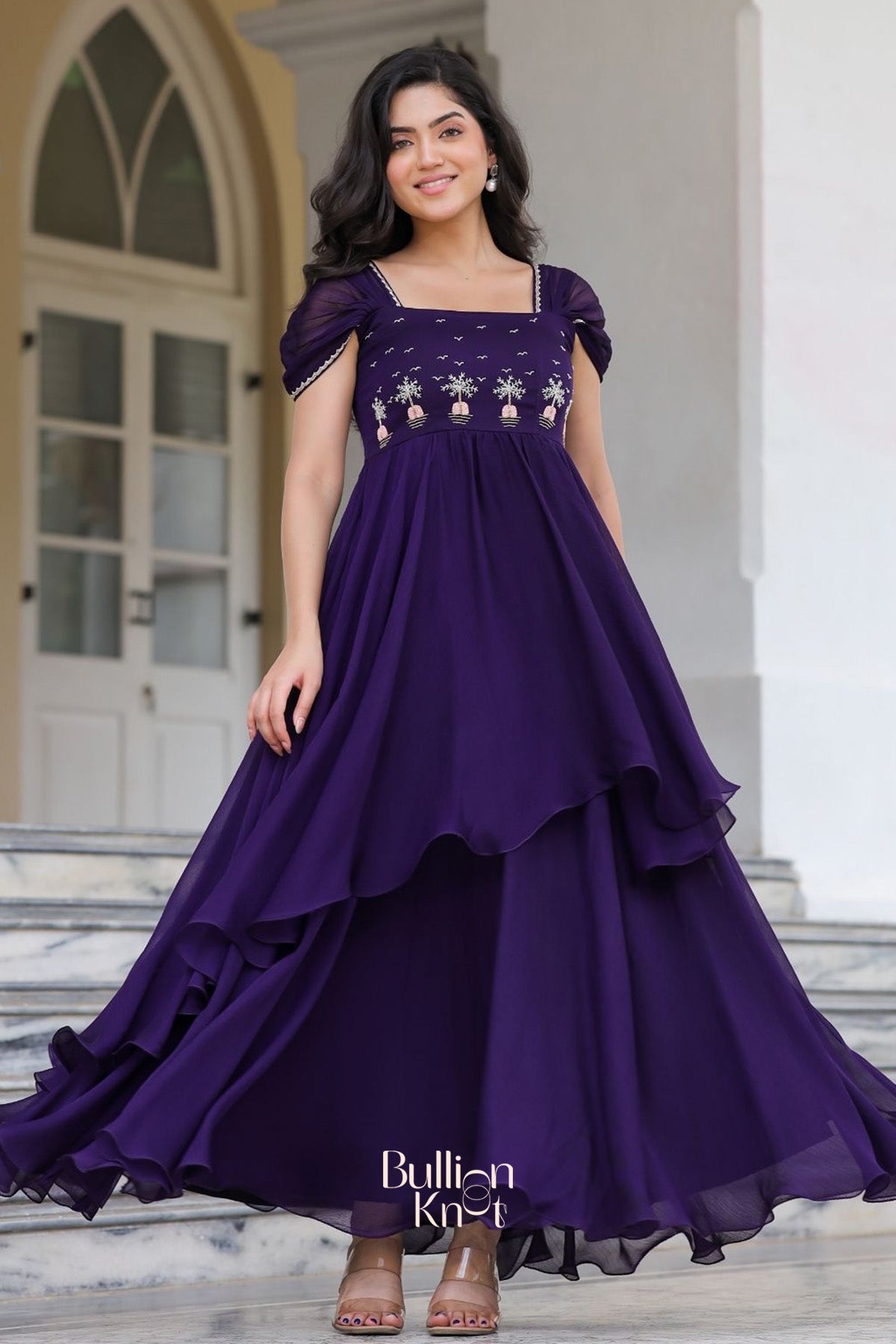 Prakshi Elegant Gown in Purple