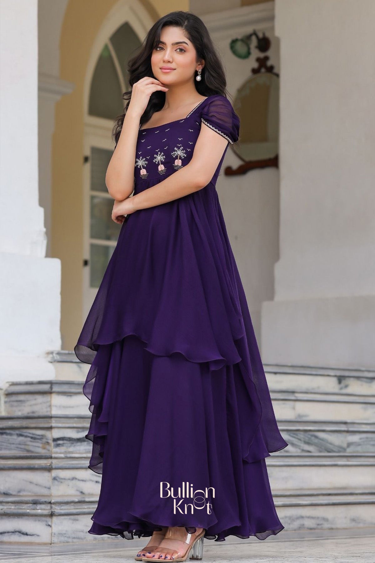 Prakshi Elegant Gown in Purple
