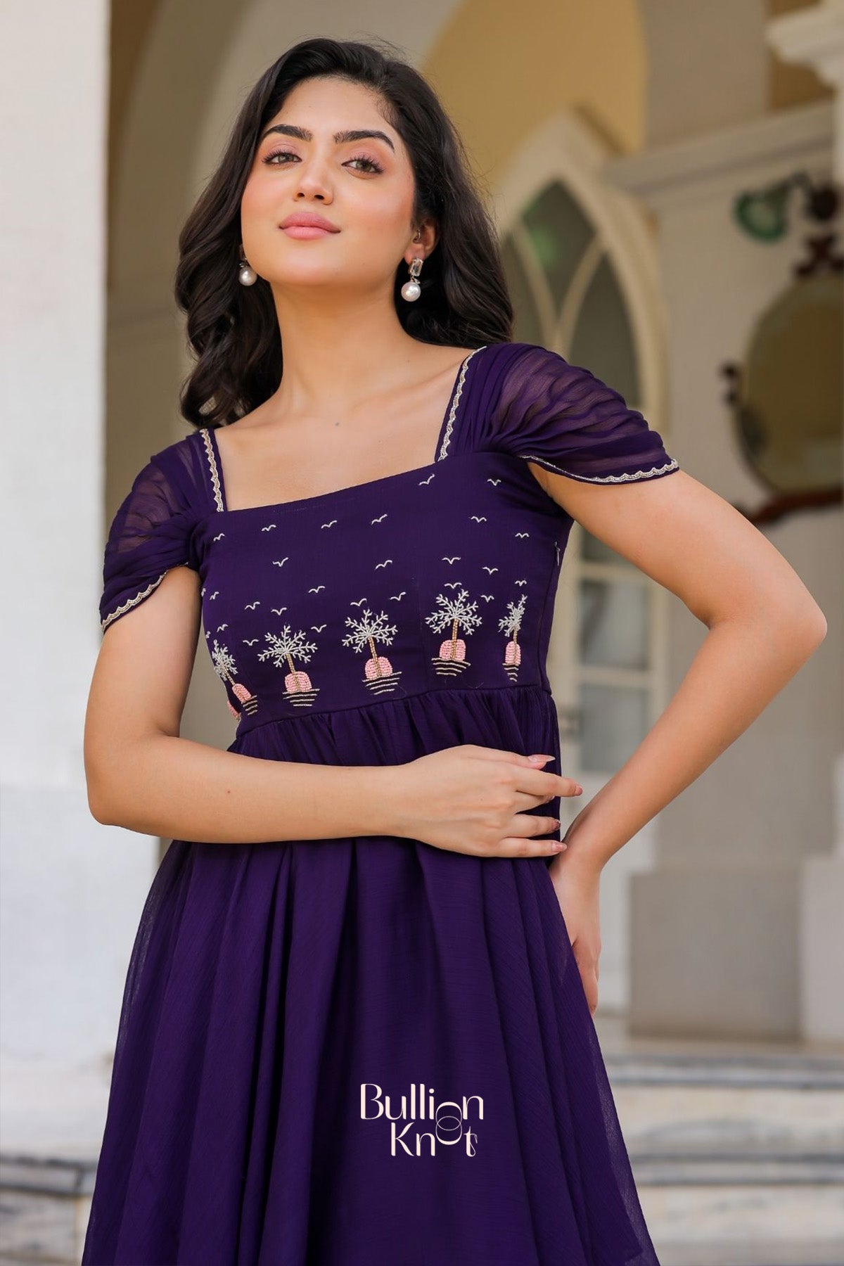 Prakshi Elegant Gown in Purple