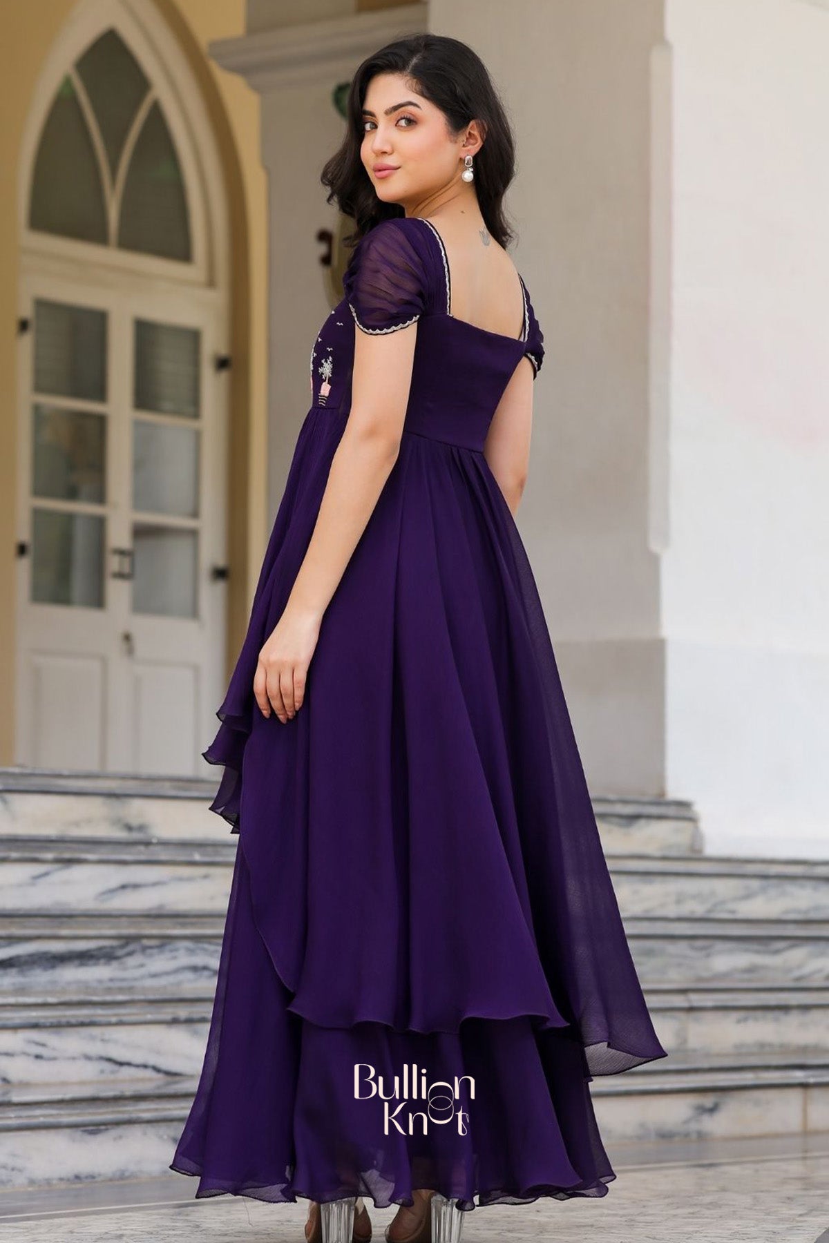 Prakshi Elegant Gown in Purple