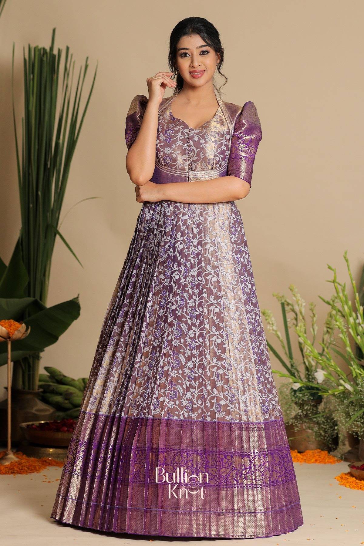 Exclusive Banarasi Dress Akanksha Jacket Dress at bullionknot