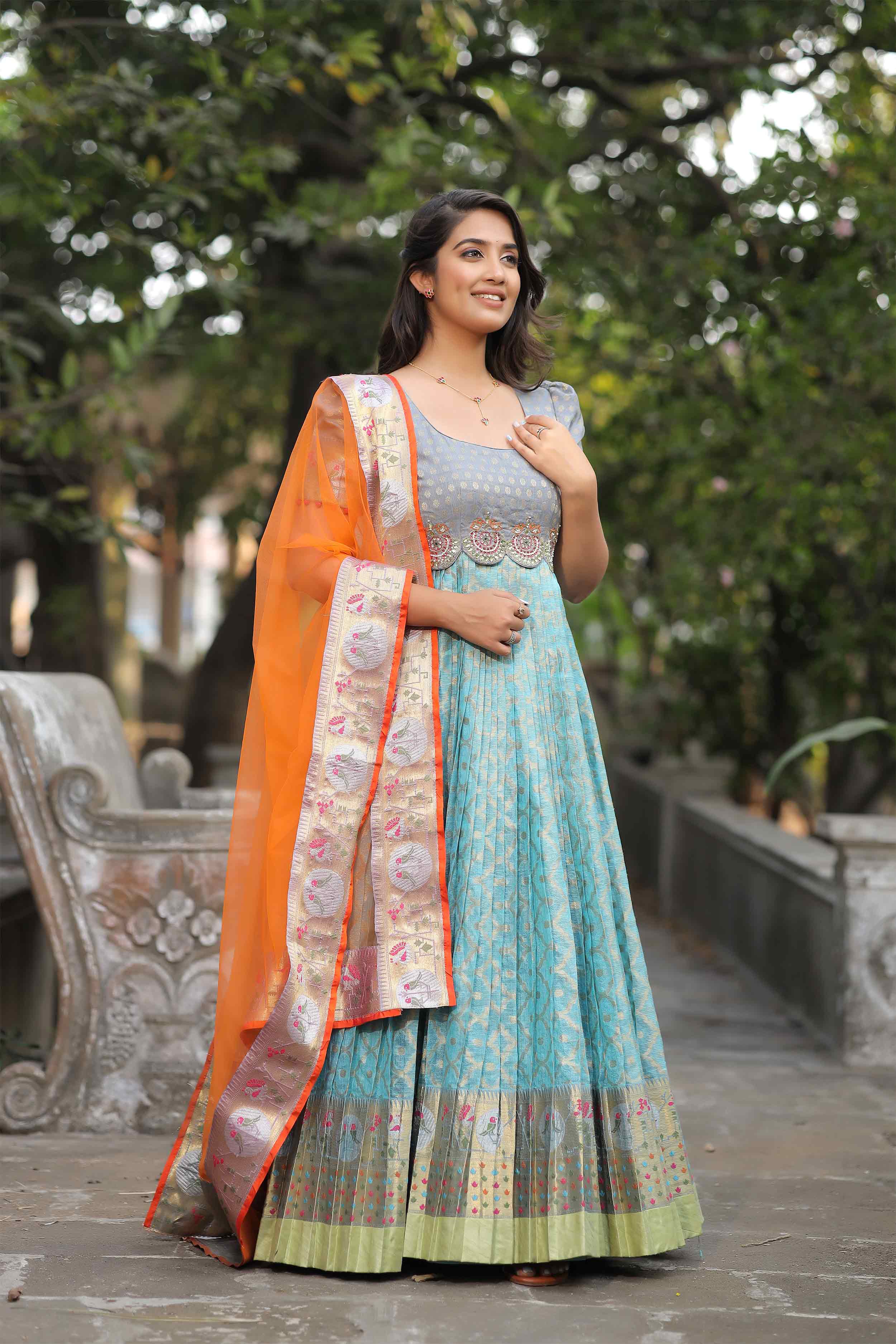 Padmaja Kotta Banarasi Dress