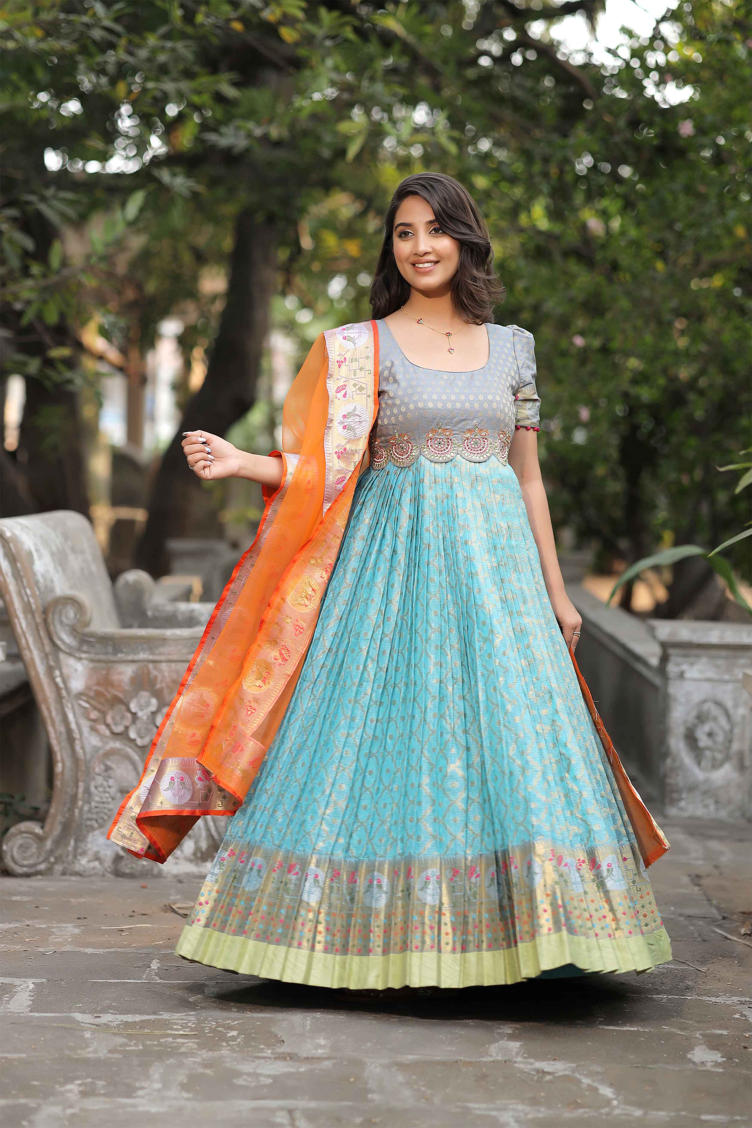 Padmaja Kotta Banarasi Dress