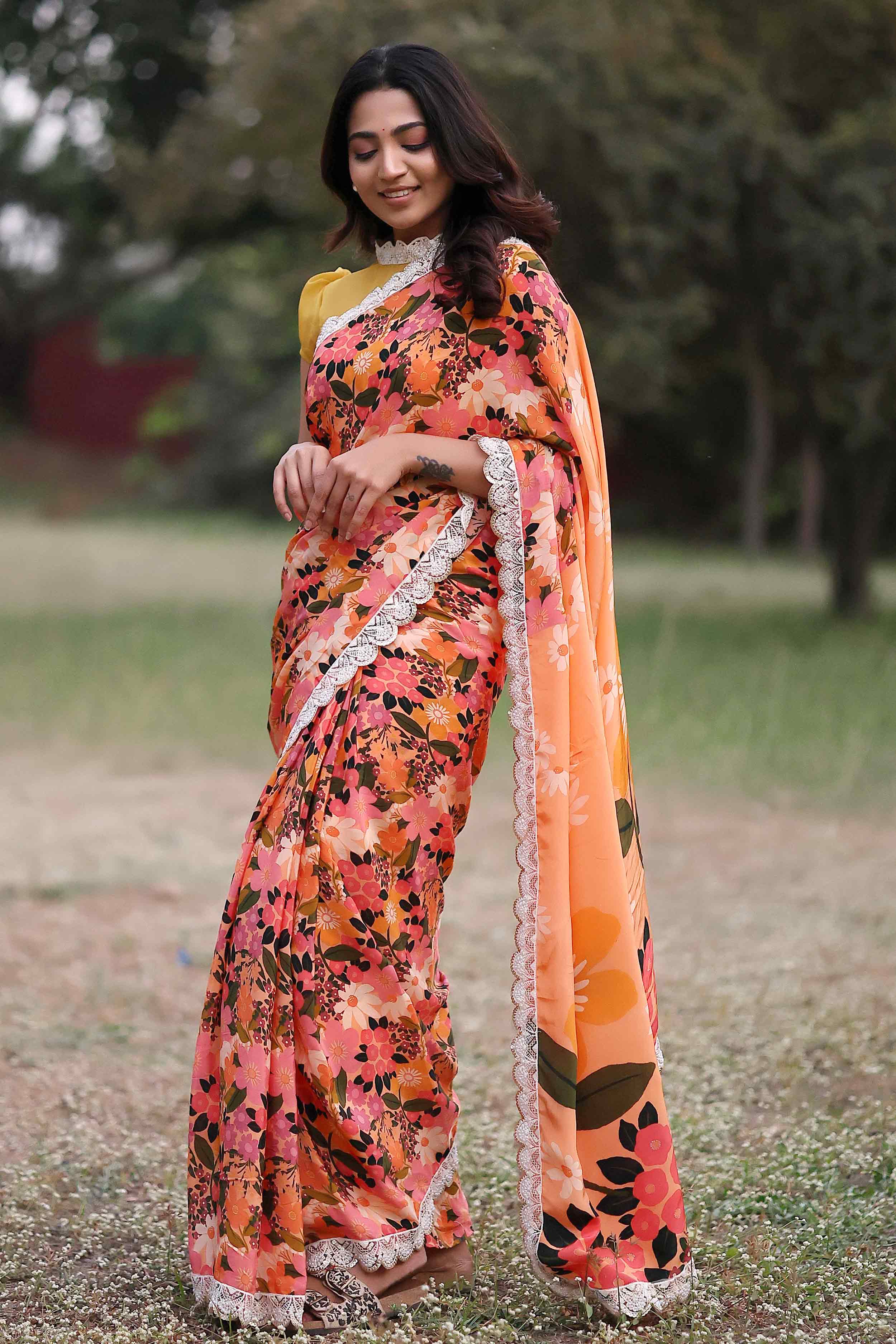 Bullion Knot - Indian Printed Silk Sarees