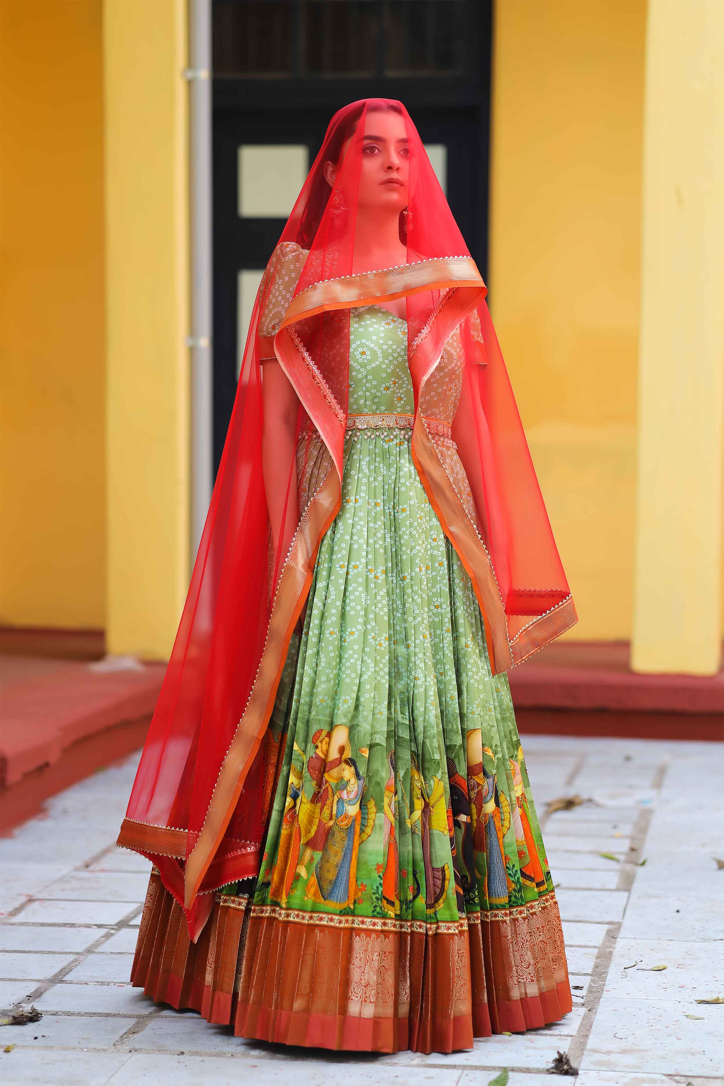 Rural Bandhani Dress