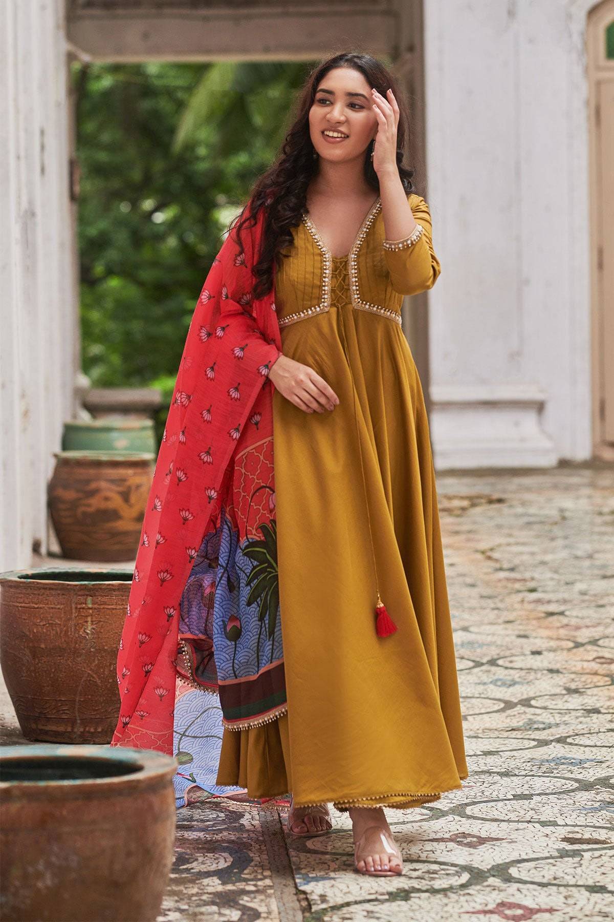 Yellow Pichwai Suit