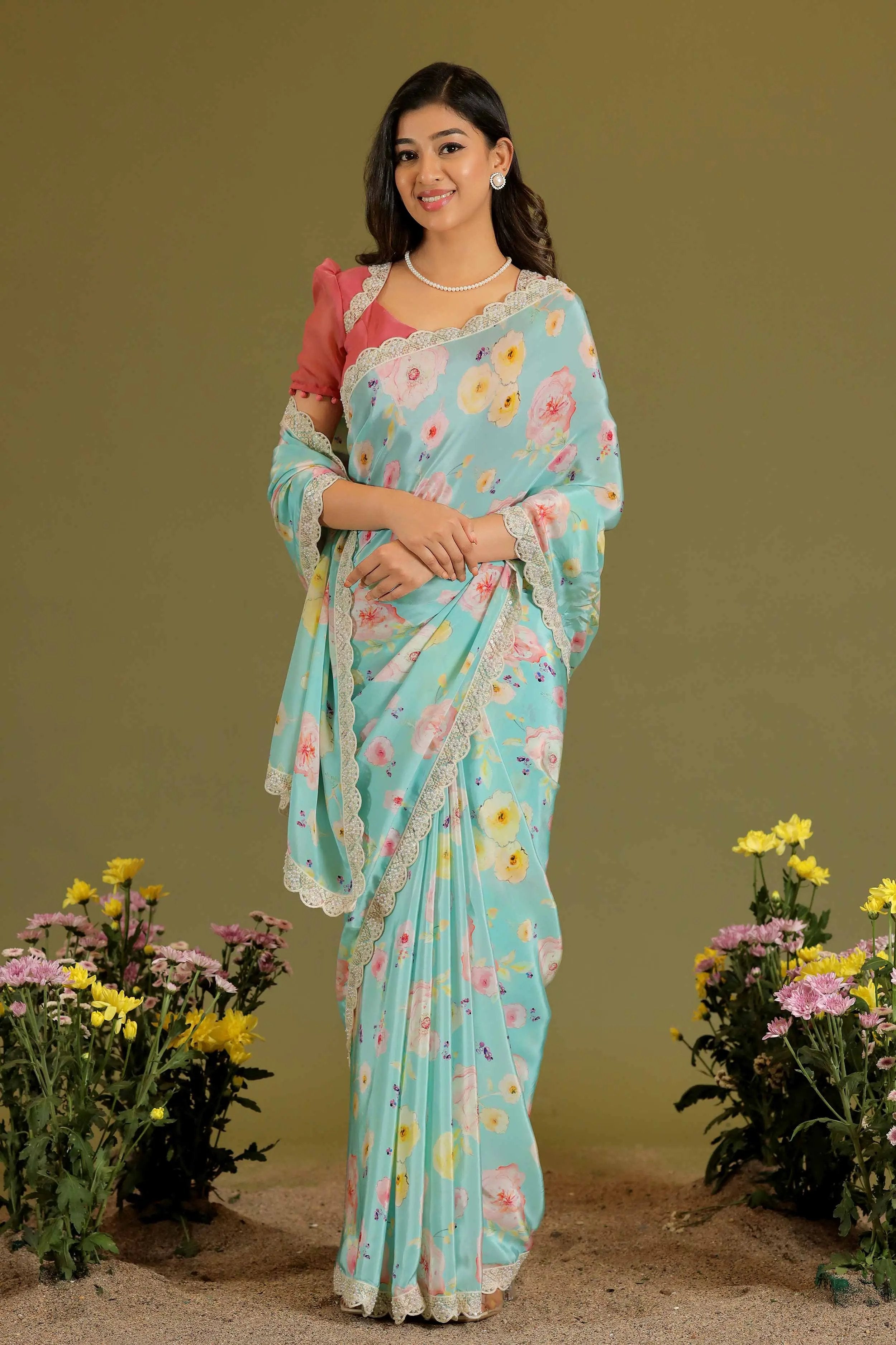 Senorita Retro Prints Saree