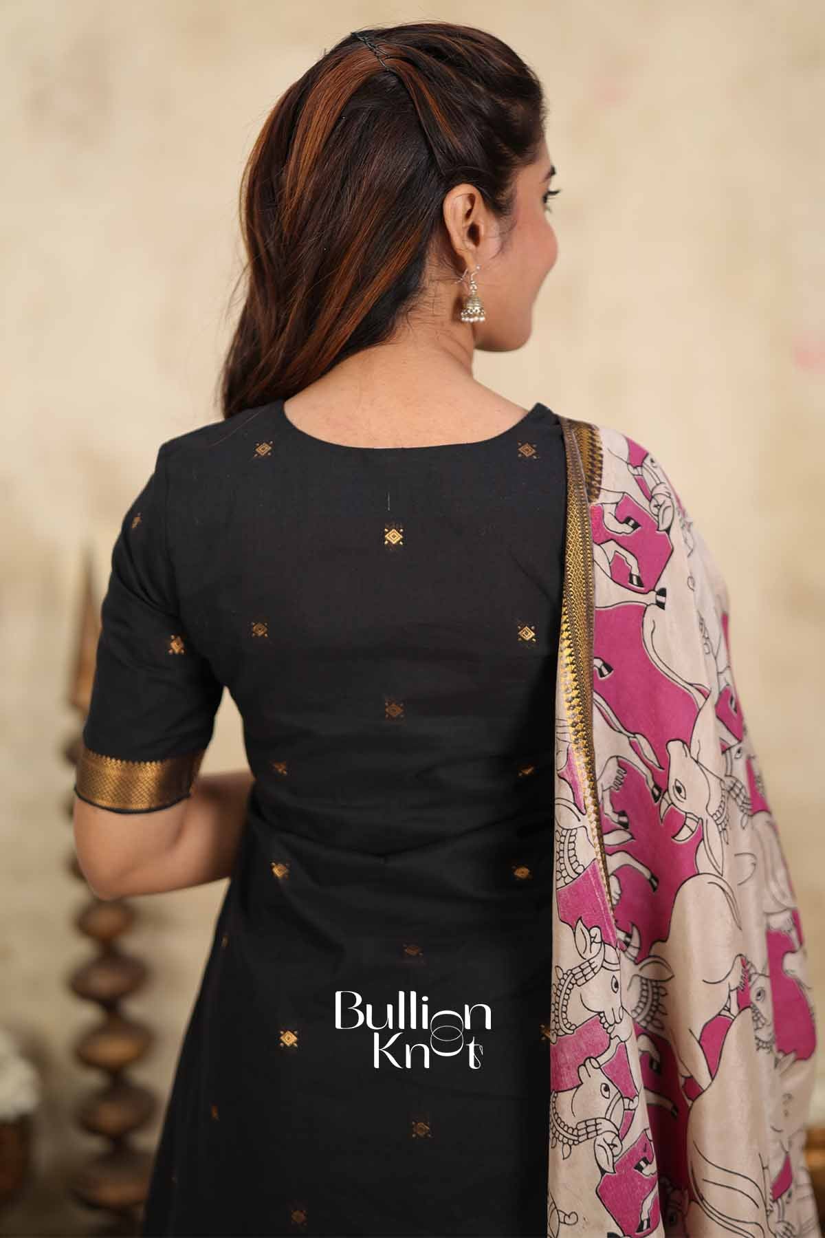 Shyamangi| Black Mangalagauri Kurta Set for Women|Ethnic Wear
