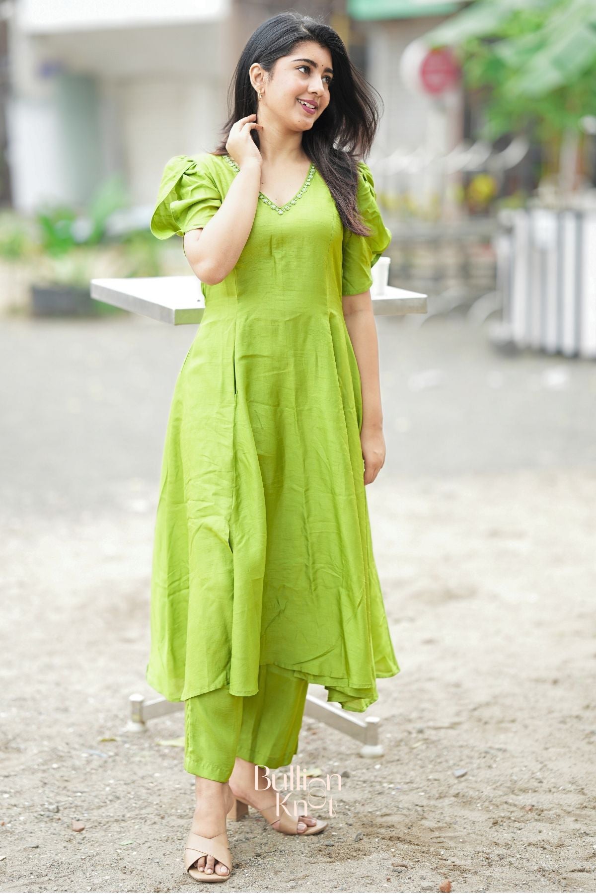 Sundar Kurta Set in Green