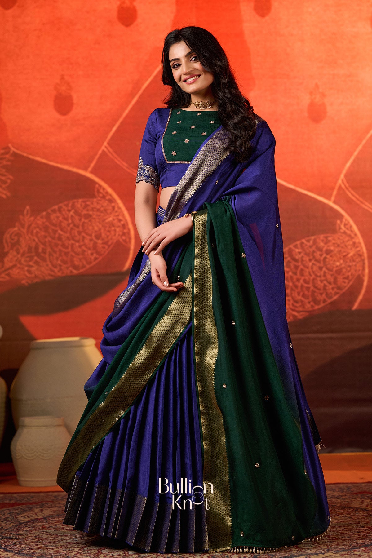 Tarangini Lehenga Set In Green