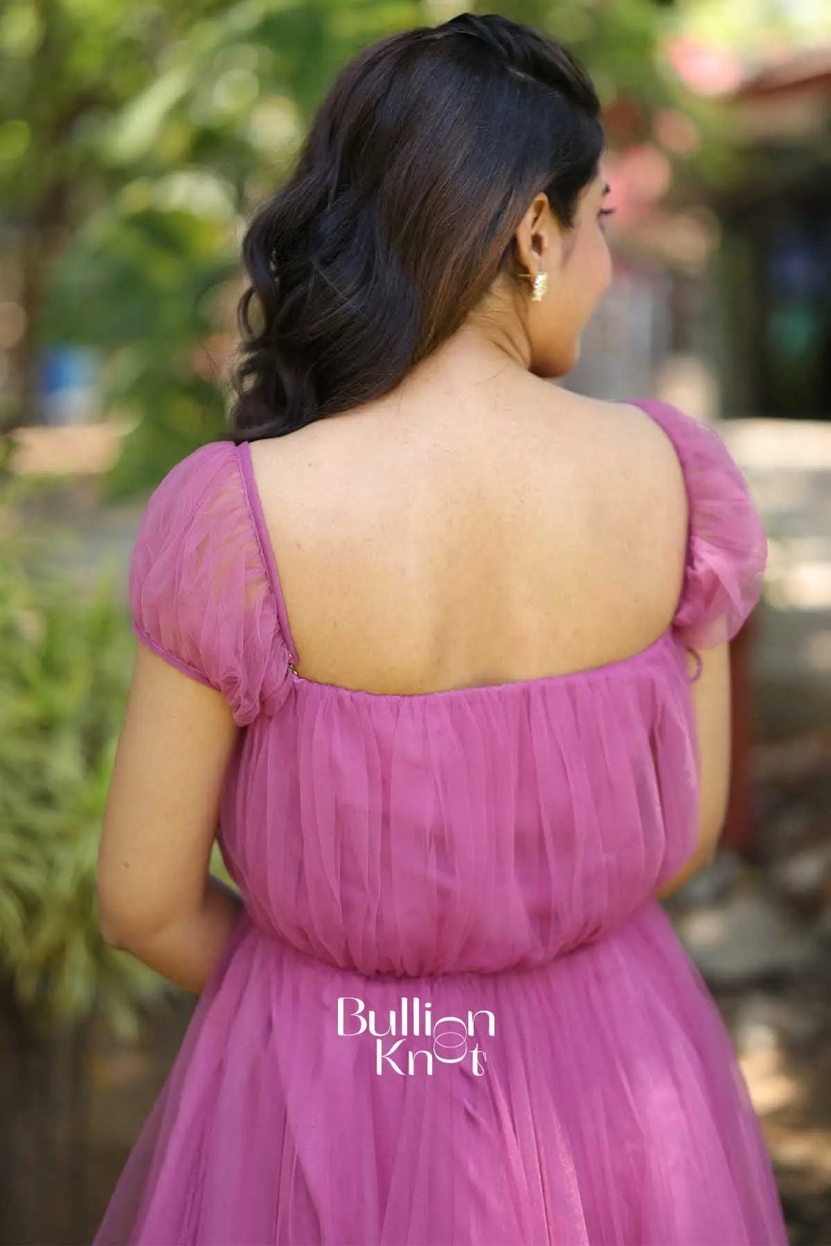 Pearl Garden| Pre wedding Soft Net Pink Gown