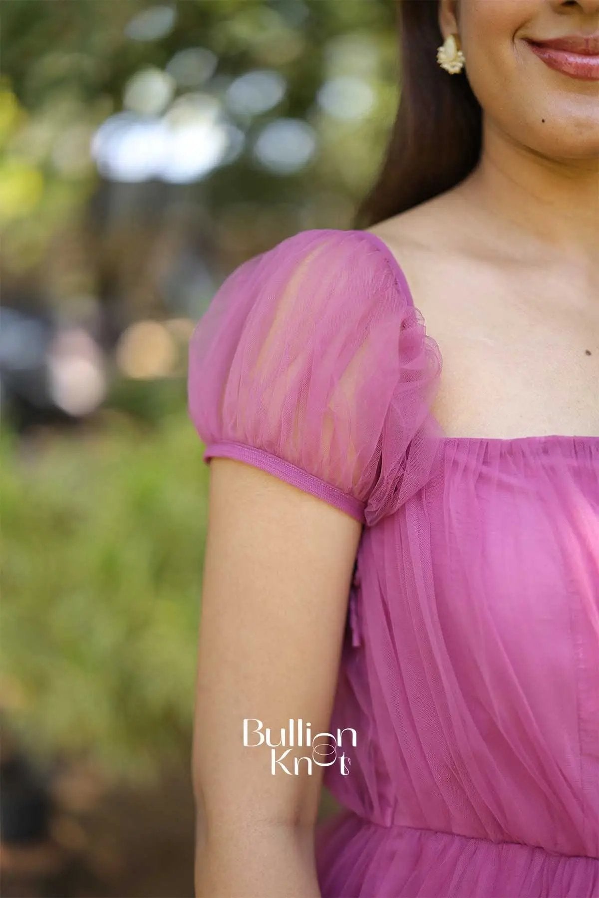 Pearl Garden| Pre wedding Soft Net Pink Gown