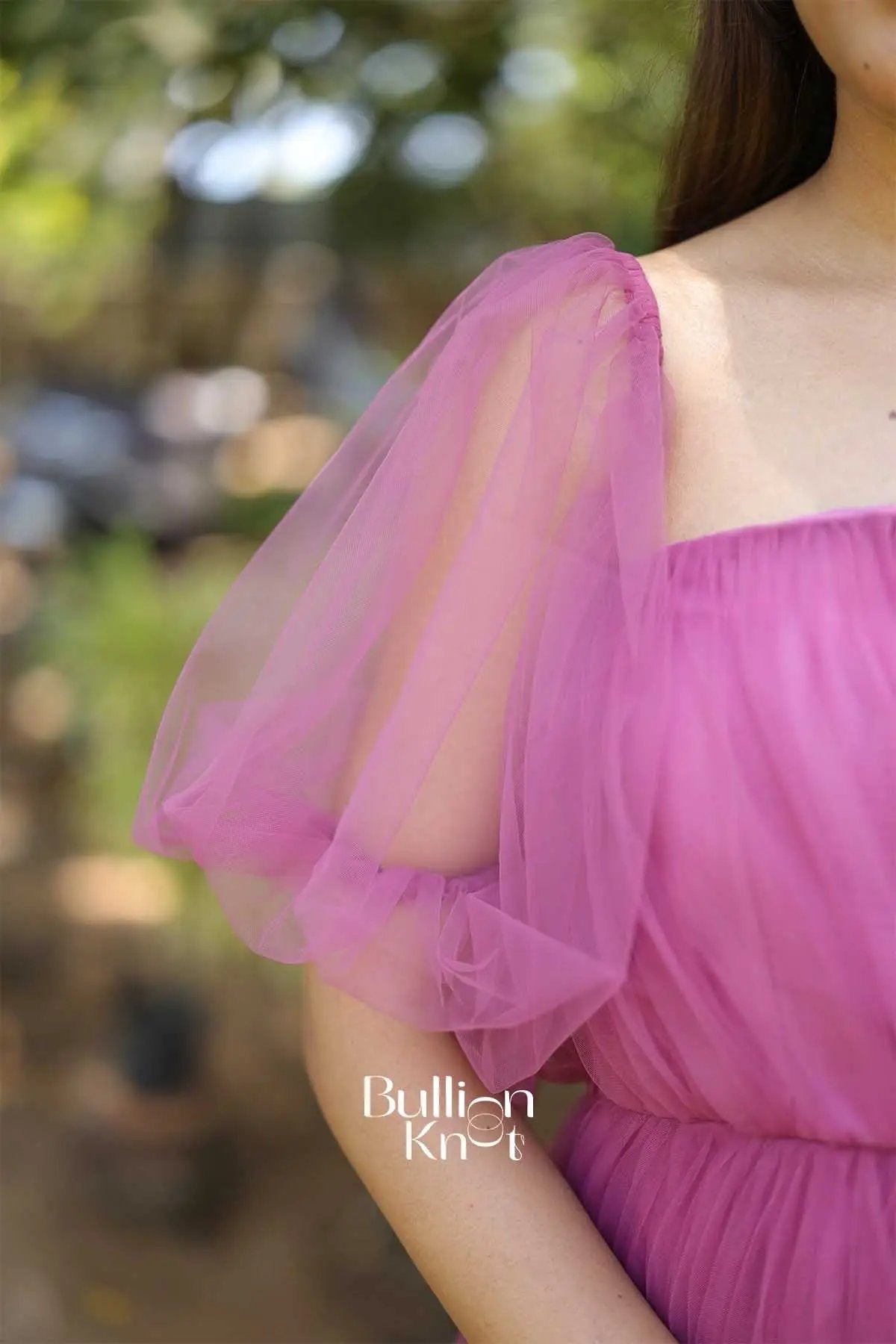 Pearl Garden| Pre wedding Soft Net Pink Gown