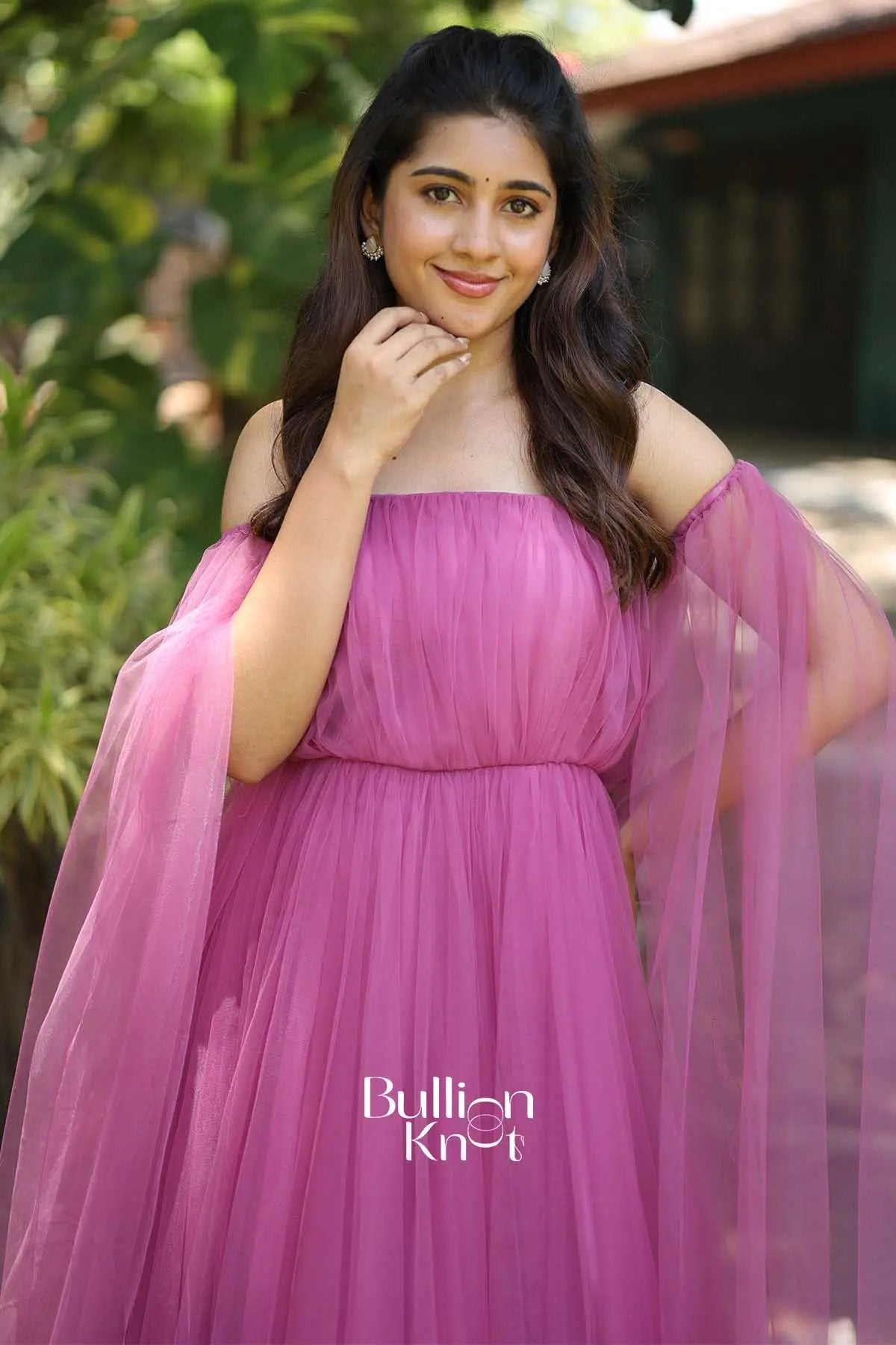 Pearl Garden| Pre wedding Soft Net Pink Gown
