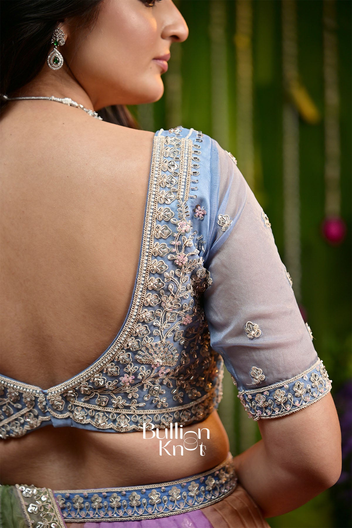 Vasundhara Rainbow Organza Lehenga Set