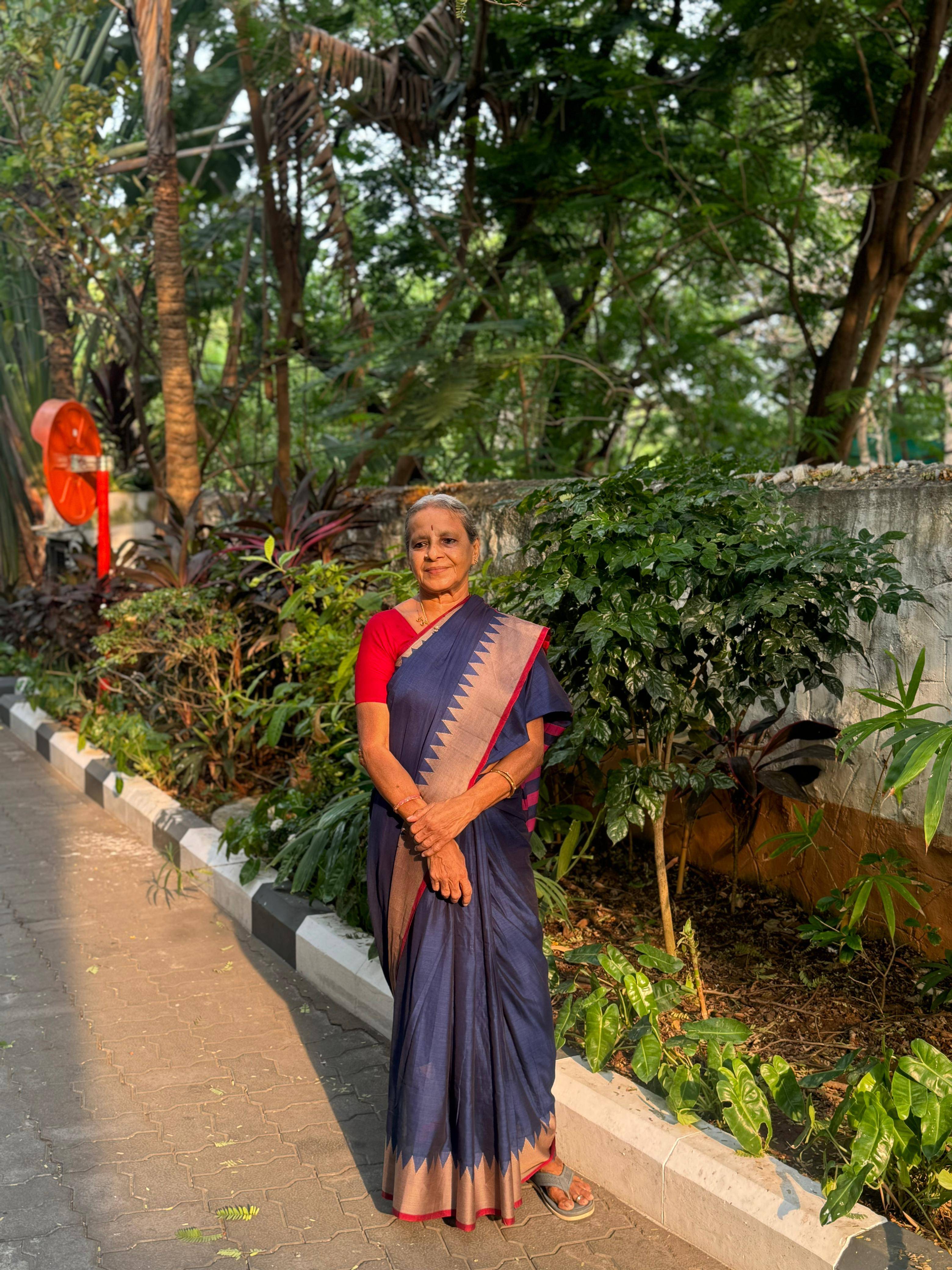 Bhanumati Handloom Saree in Blue